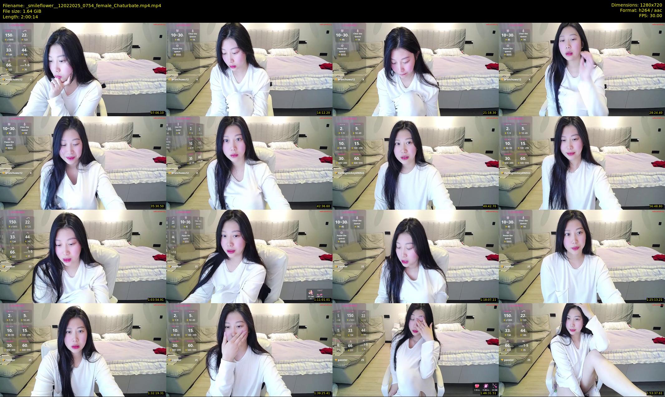 _smileflower_ — 121 minute Chaturbate female cam show recording, 720p, Feb 12, 2025