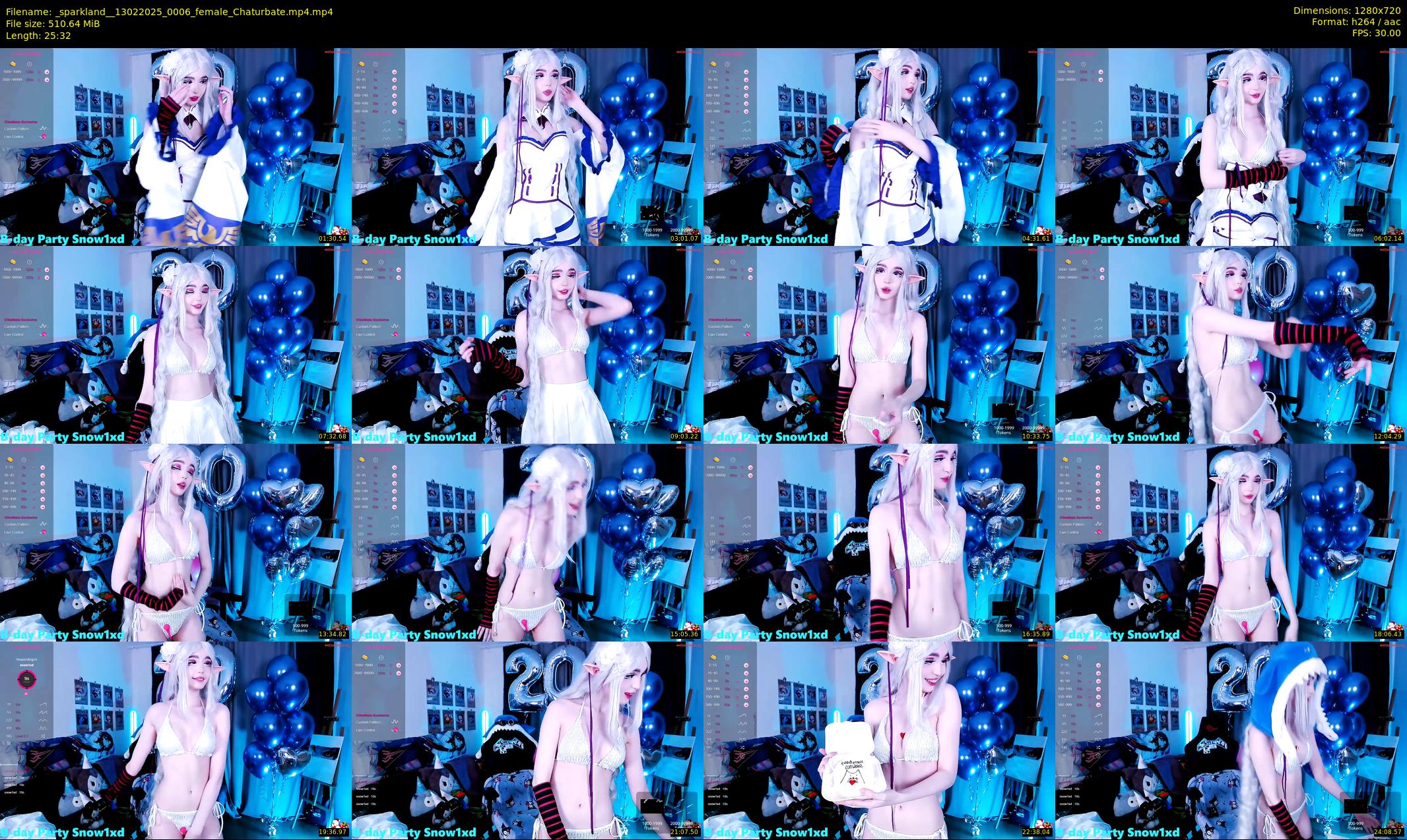 _sparkland_ — 26 minute Chaturbate female cam show recording, 720p, Feb 13, 2025