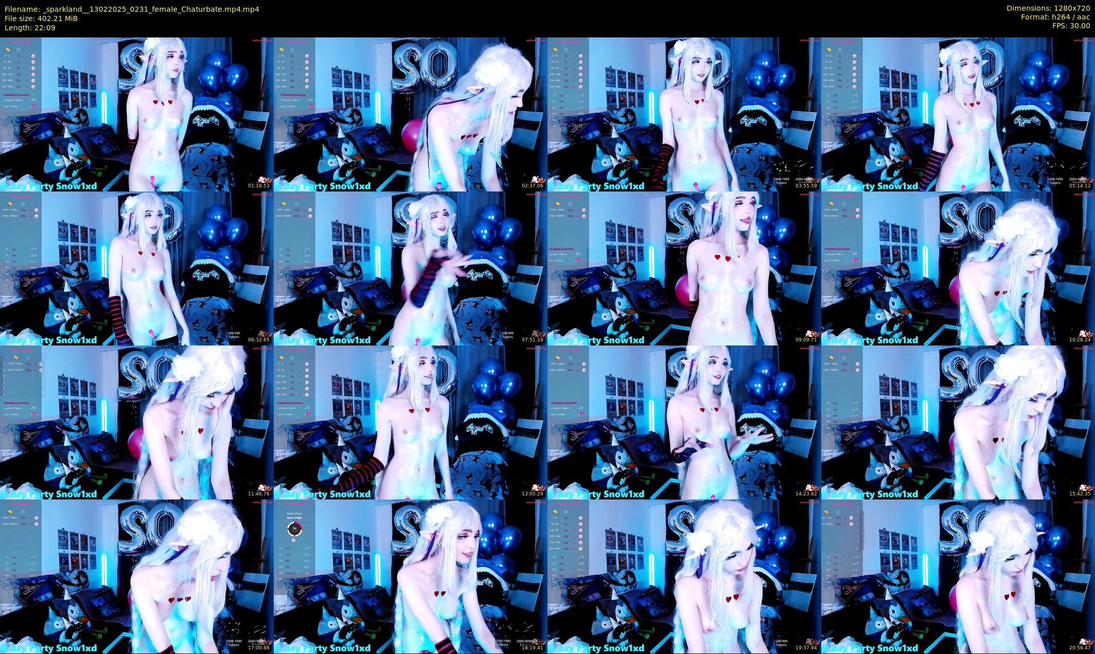 _sparkland_ — 23 minute Chaturbate female cam show recording, 720p, Feb 13, 2025