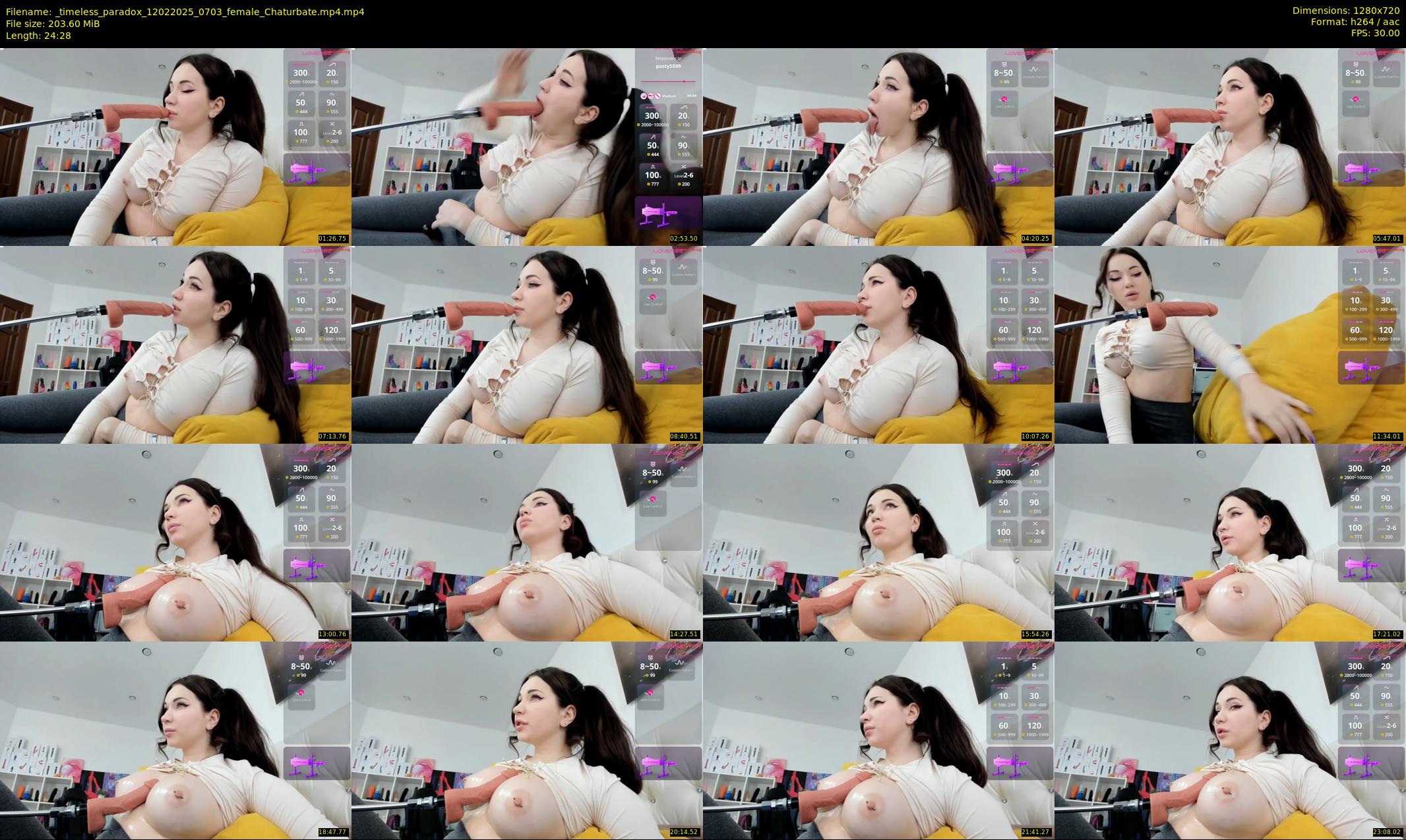 _timeless_paradox — 25 minute Chaturbate female cam show recording, 720p, Feb 12, 2025
