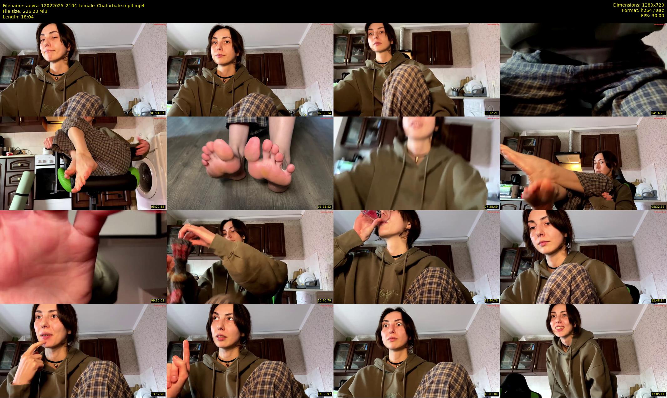 aevra — 19 minute Chaturbate female cam show recording, 720p, Feb 12, 2025