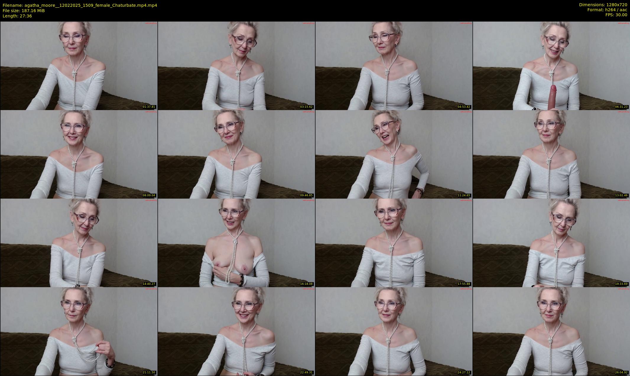 agatha_moore_ — 28 minute Chaturbate female cam show recording, 720p, Feb 12, 2025