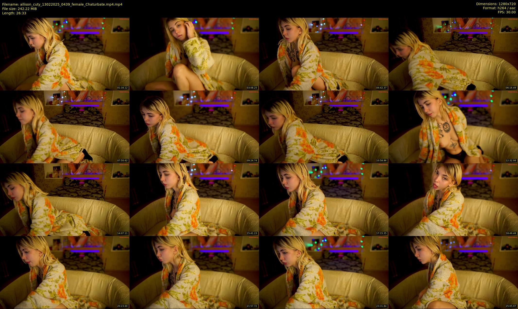 allison_cuty — 27 minute Chaturbate female cam show recording, 720p, Feb 13, 2025
