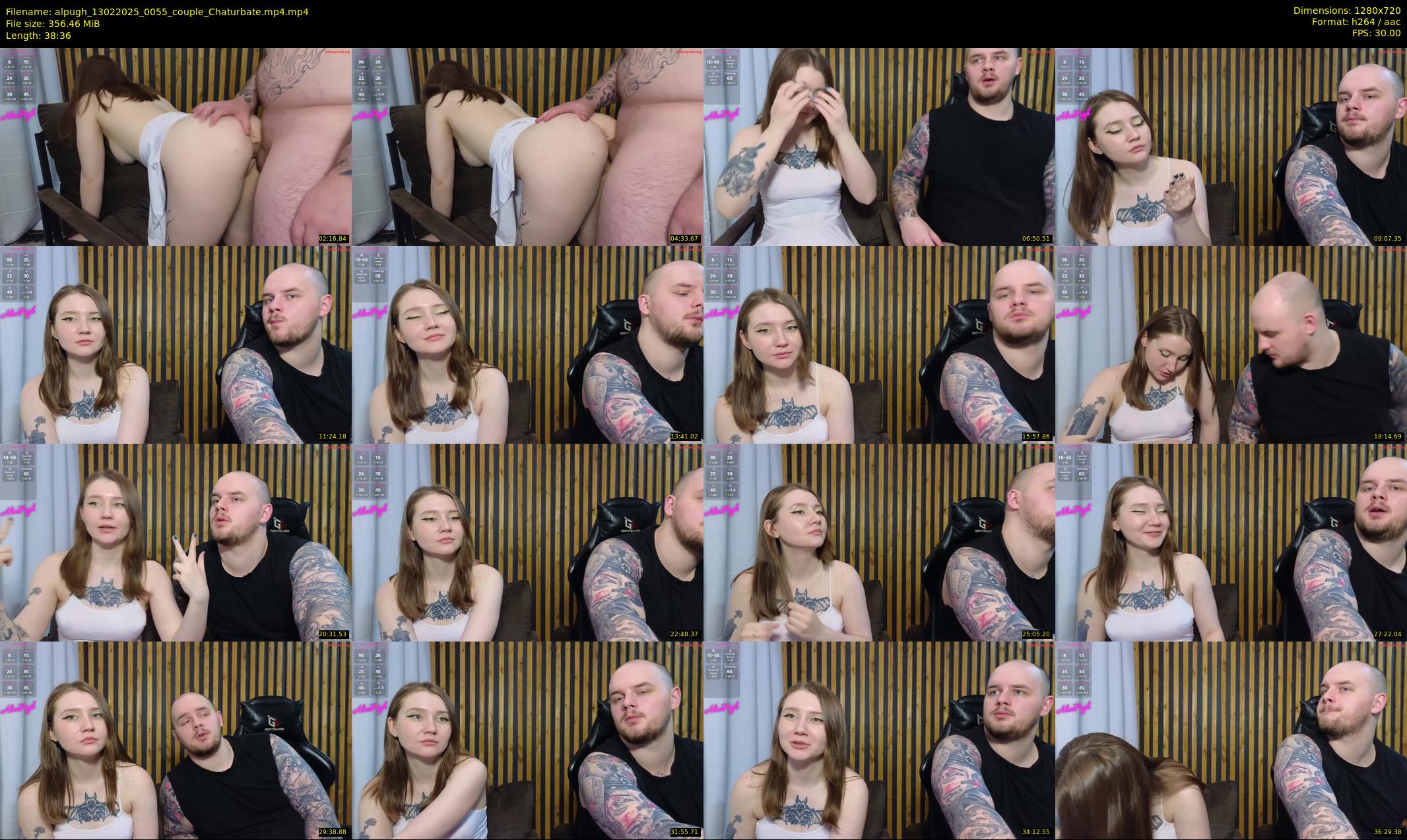 alpugh — 39 minute Chaturbate couple cam show recording, 720p, Feb 13, 2025