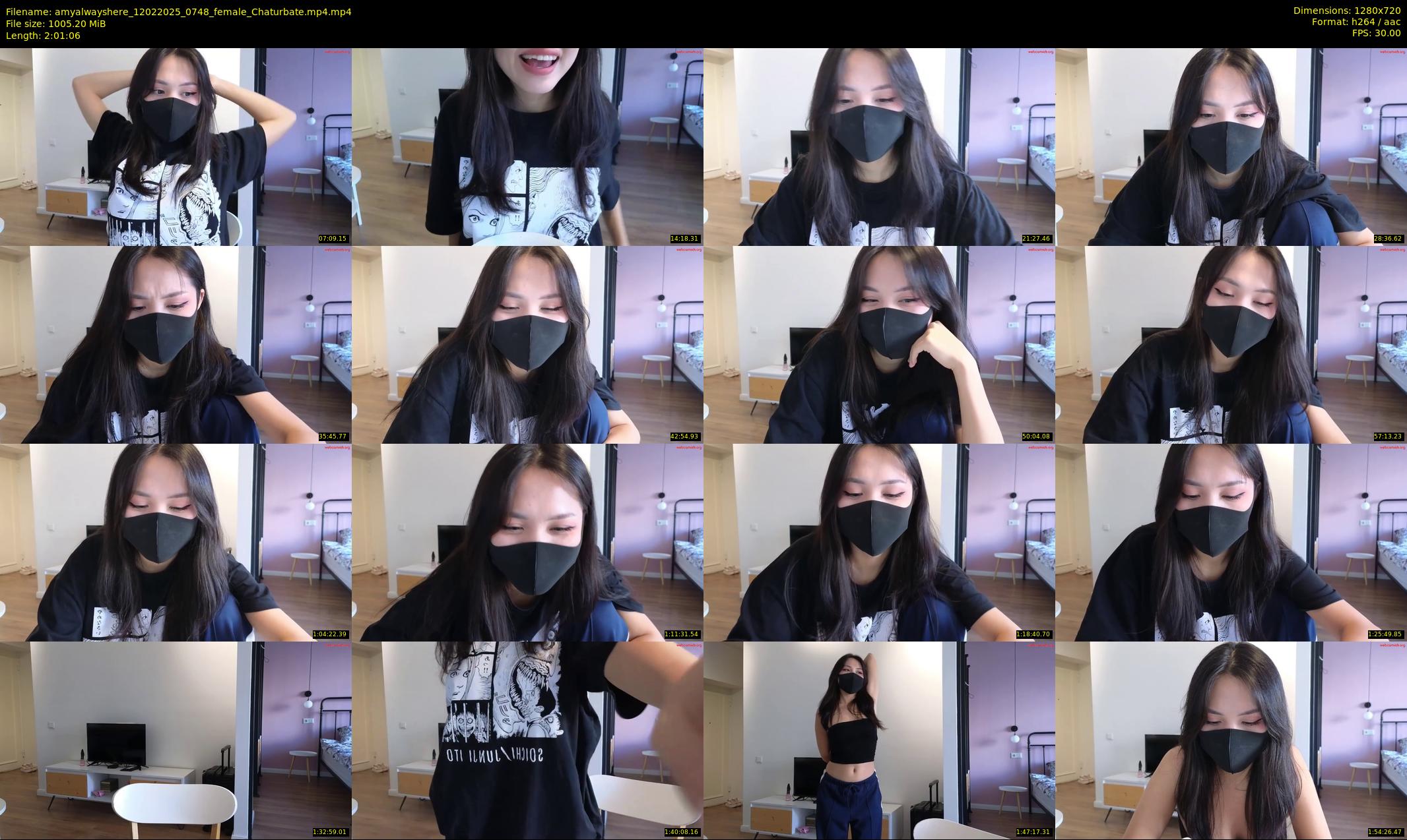 amyalwayshere — 122 minute Chaturbate female cam show recording, 720p, Feb 12, 2025