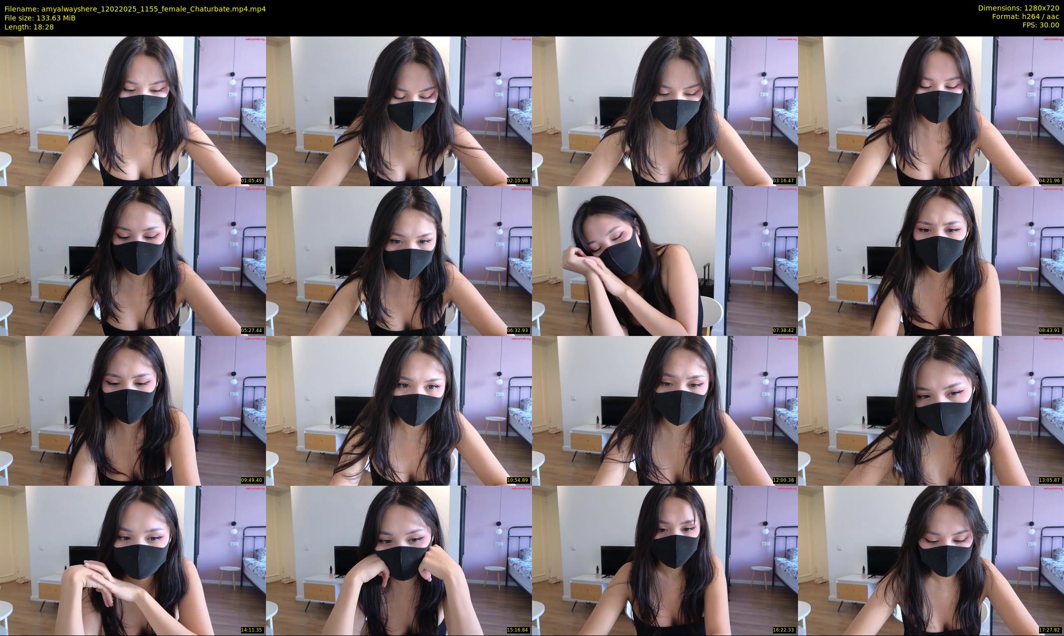 amyalwayshere — 19 minute Chaturbate female cam show recording, 720p, Feb 12, 2025