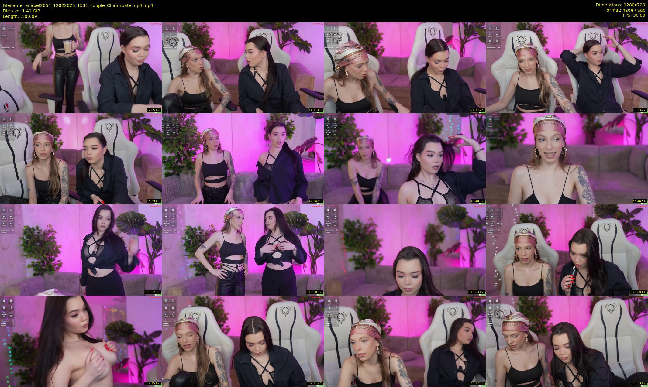 anabel2054 — 121 minute Chaturbate female cam show recording, 720p, Feb 12, 2025