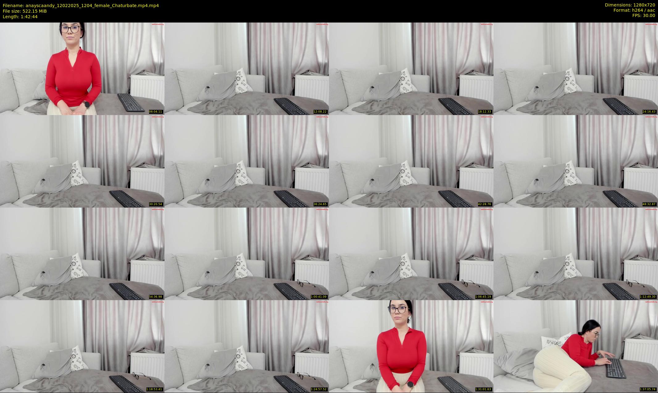 anayscaandy — 103 minute Chaturbate female cam show recording, 720p, Feb 12, 2025