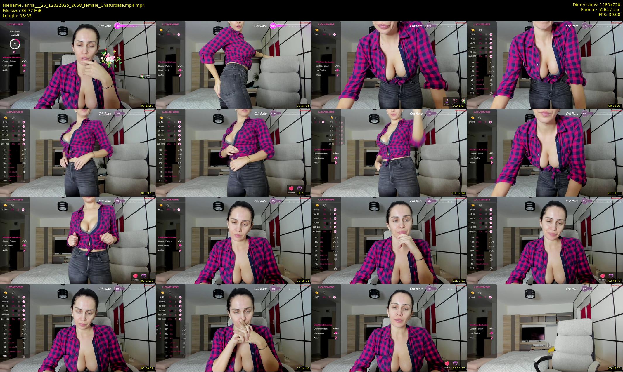 anna___25 — 4 minute Chaturbate female cam show recording, 720p, Feb 12, 2025