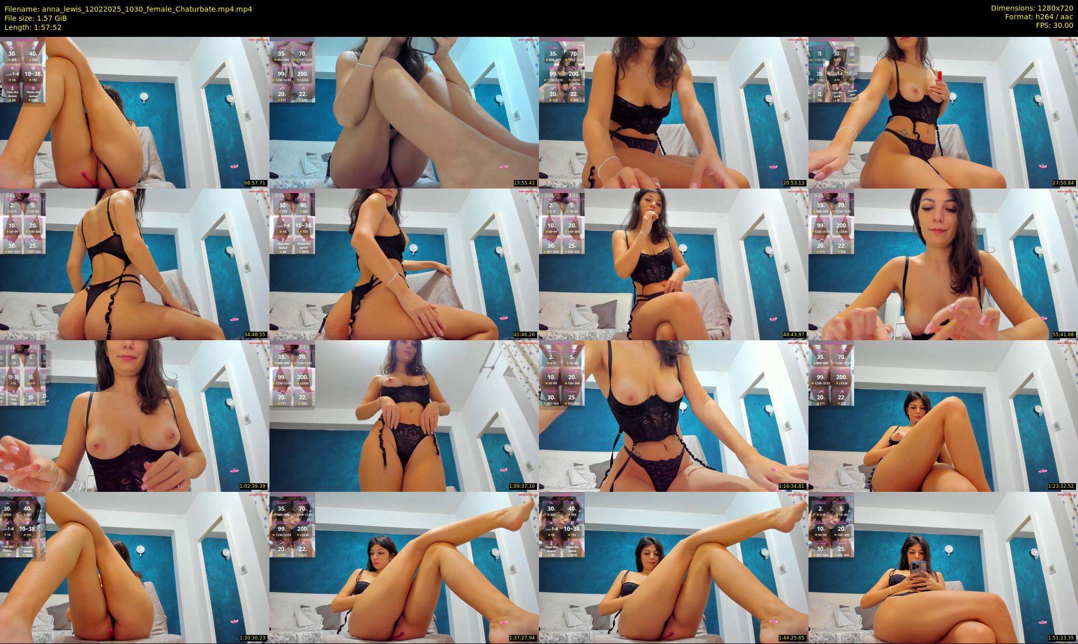 anna_lewis — 118 minute Chaturbate female cam show recording, 720p, Feb 12, 2025