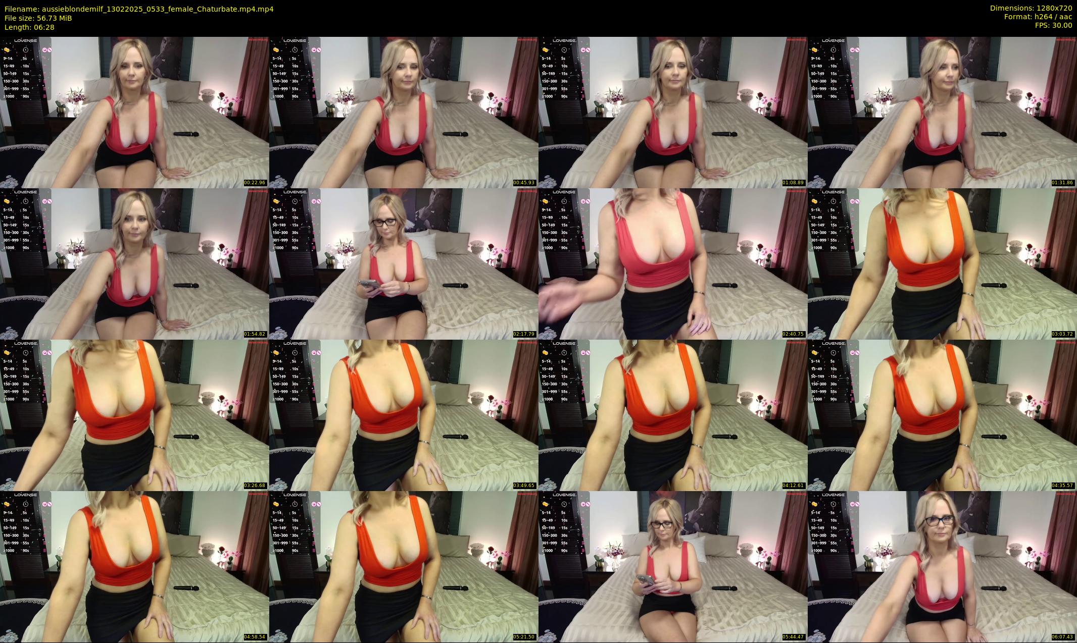 aussieblondemilf — 7 minute Chaturbate female cam show recording, 720p, Feb 13, 2025
