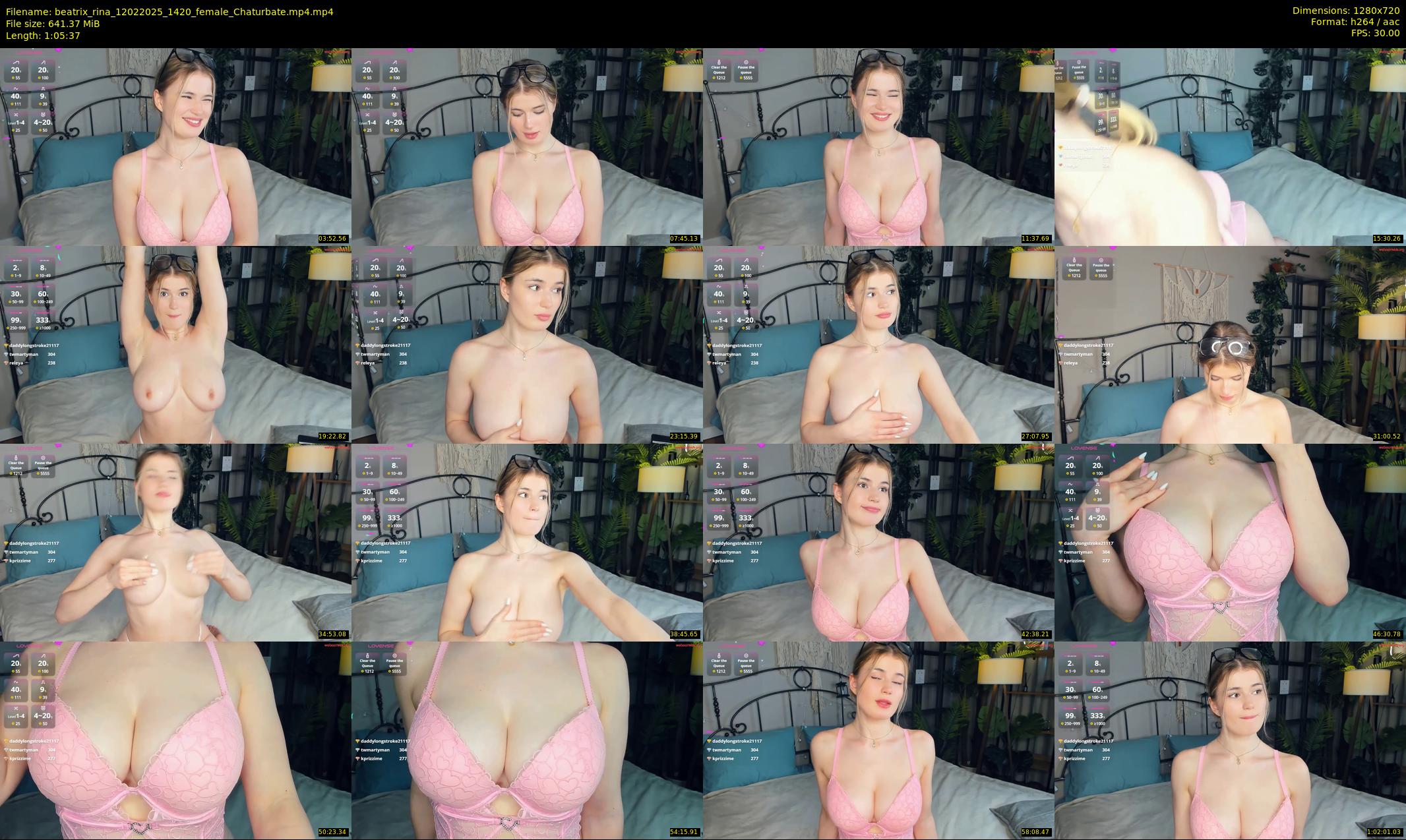beatrix_rina — 66 minute Chaturbate female cam show recording, 720p, Feb 12, 2025