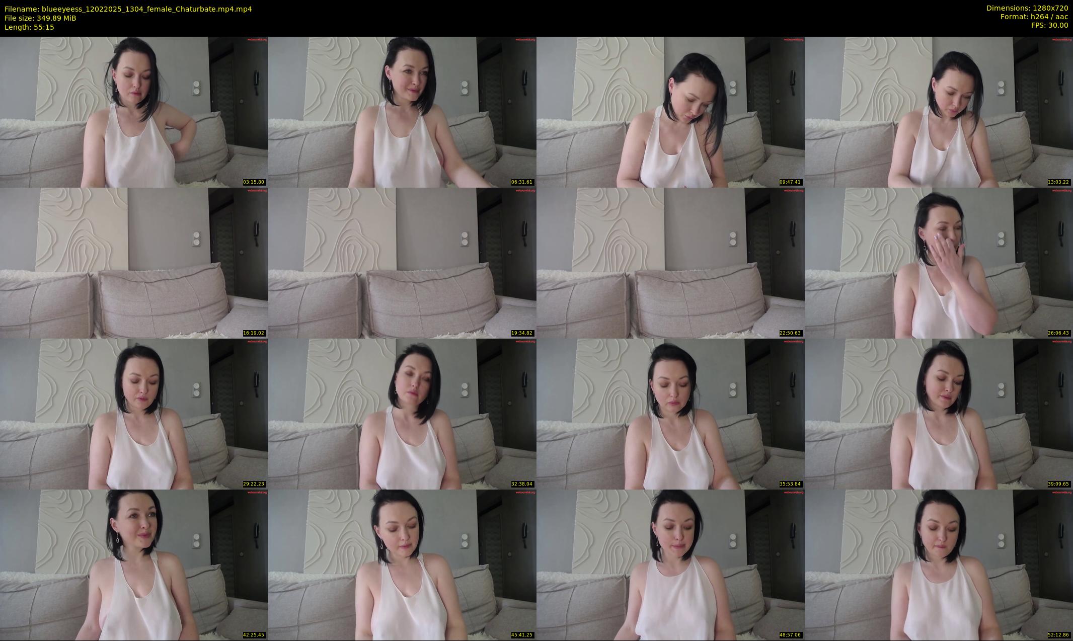 blueeyeess — 56 minute Chaturbate female cam show recording, 720p, Feb 12, 2025