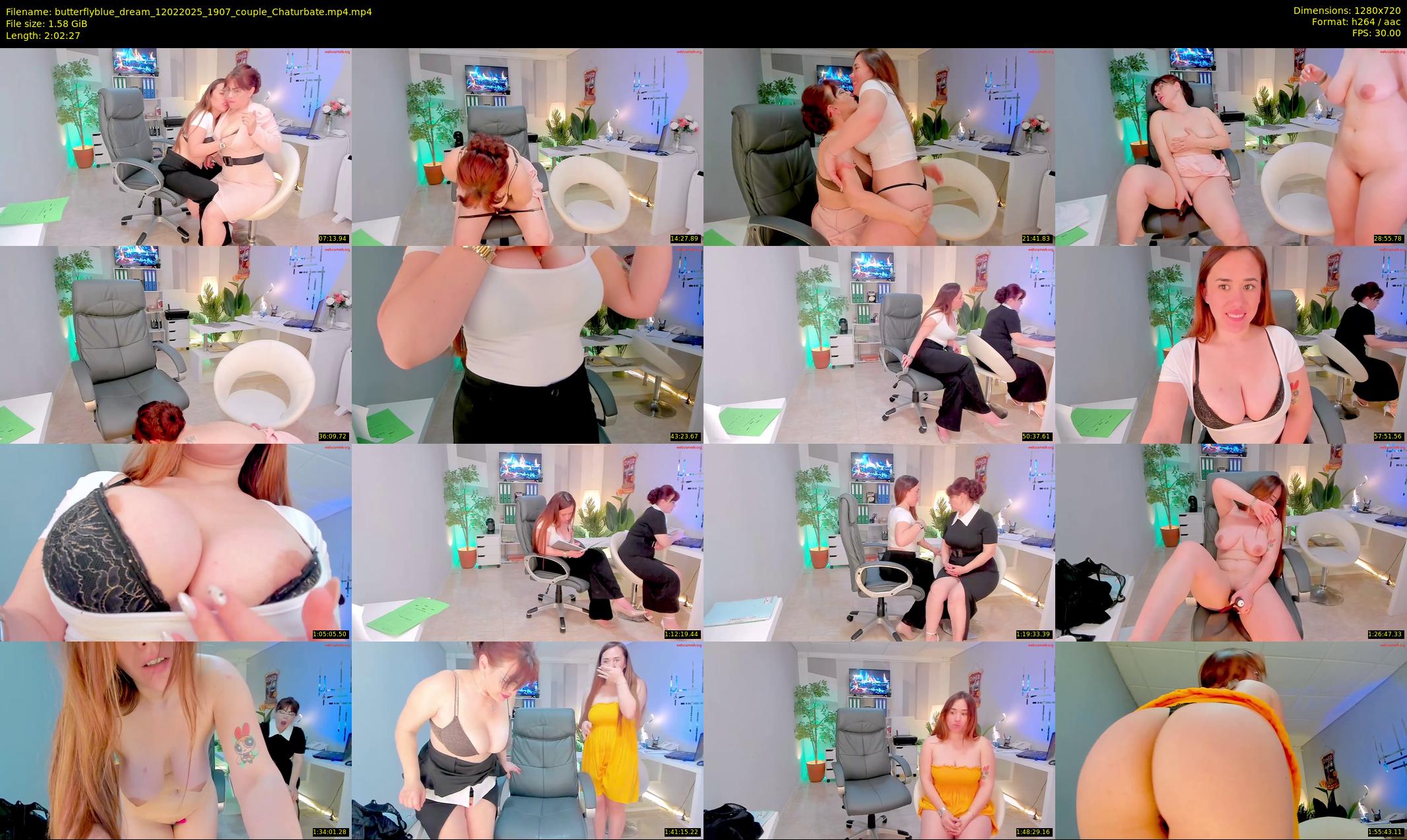 butterflyblue_dream — 123 minute Chaturbate couple cam show recording, 720p, Feb 12, 2025