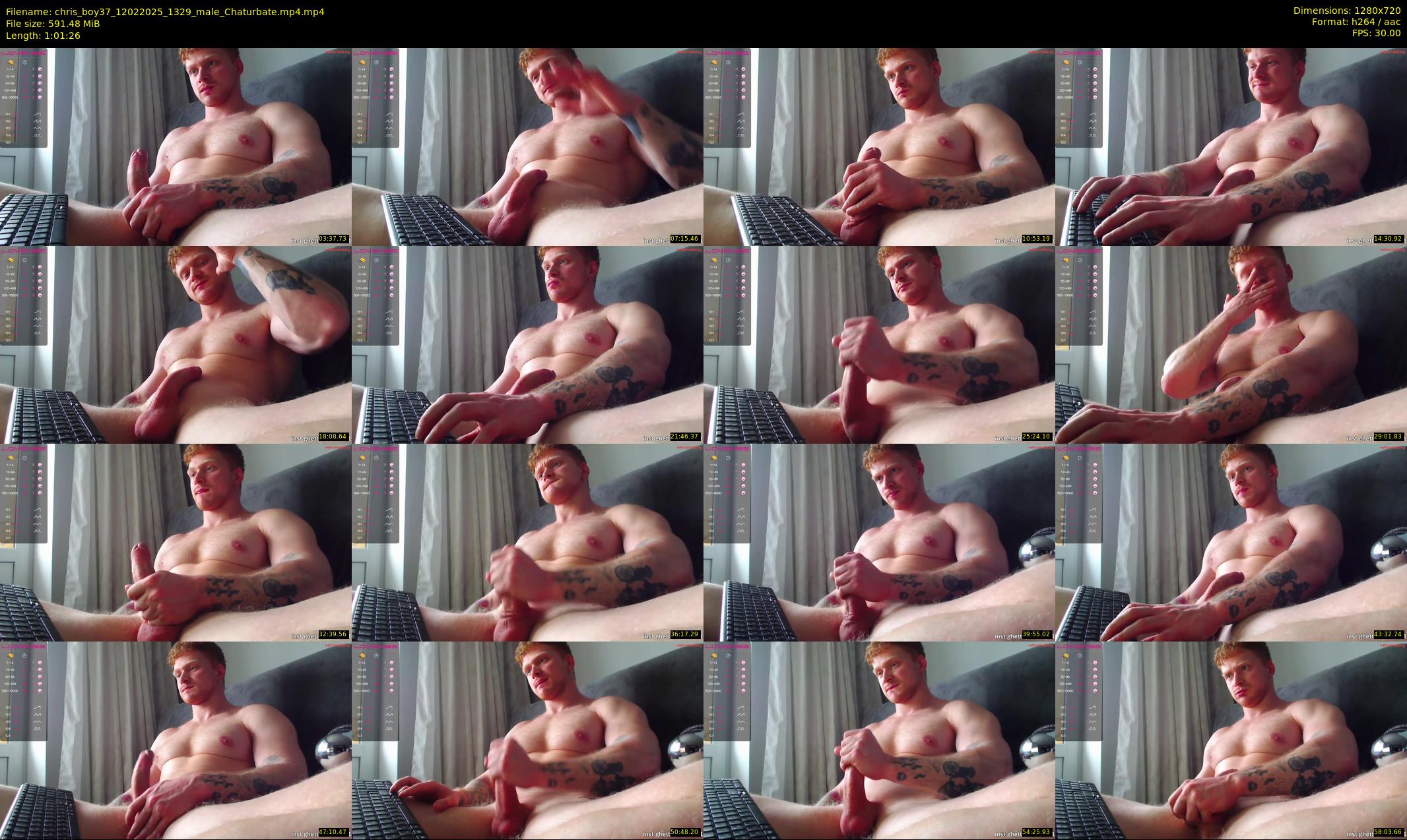chris_boy37 — 62 minute Chaturbate male cam show recording, 720p, Feb 12, 2025