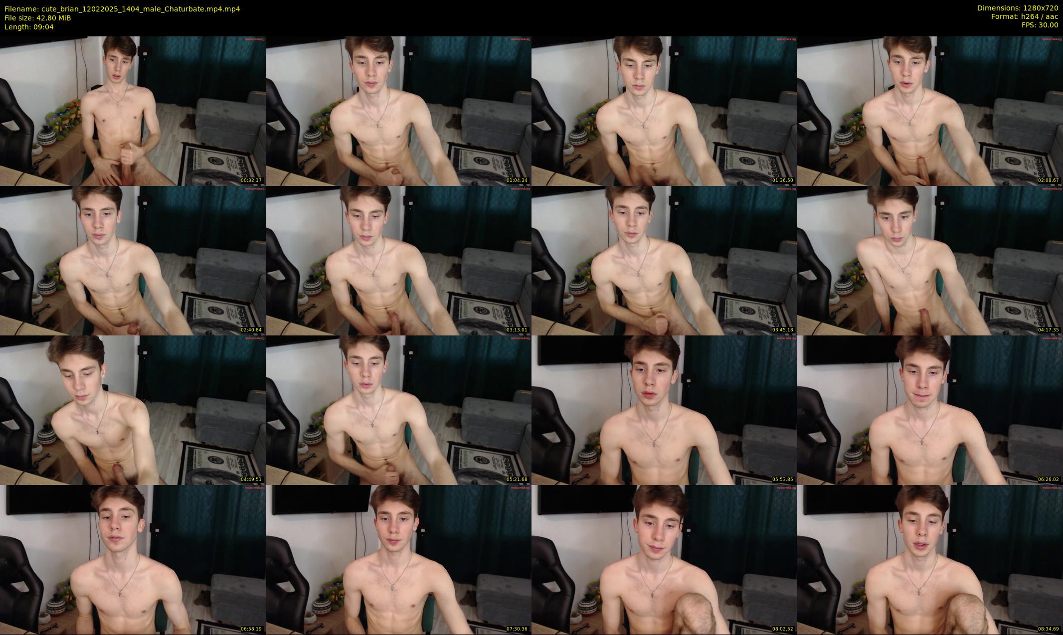 cute_brian — 10 minute Chaturbate male cam show recording, 720p, Feb 12, 2025