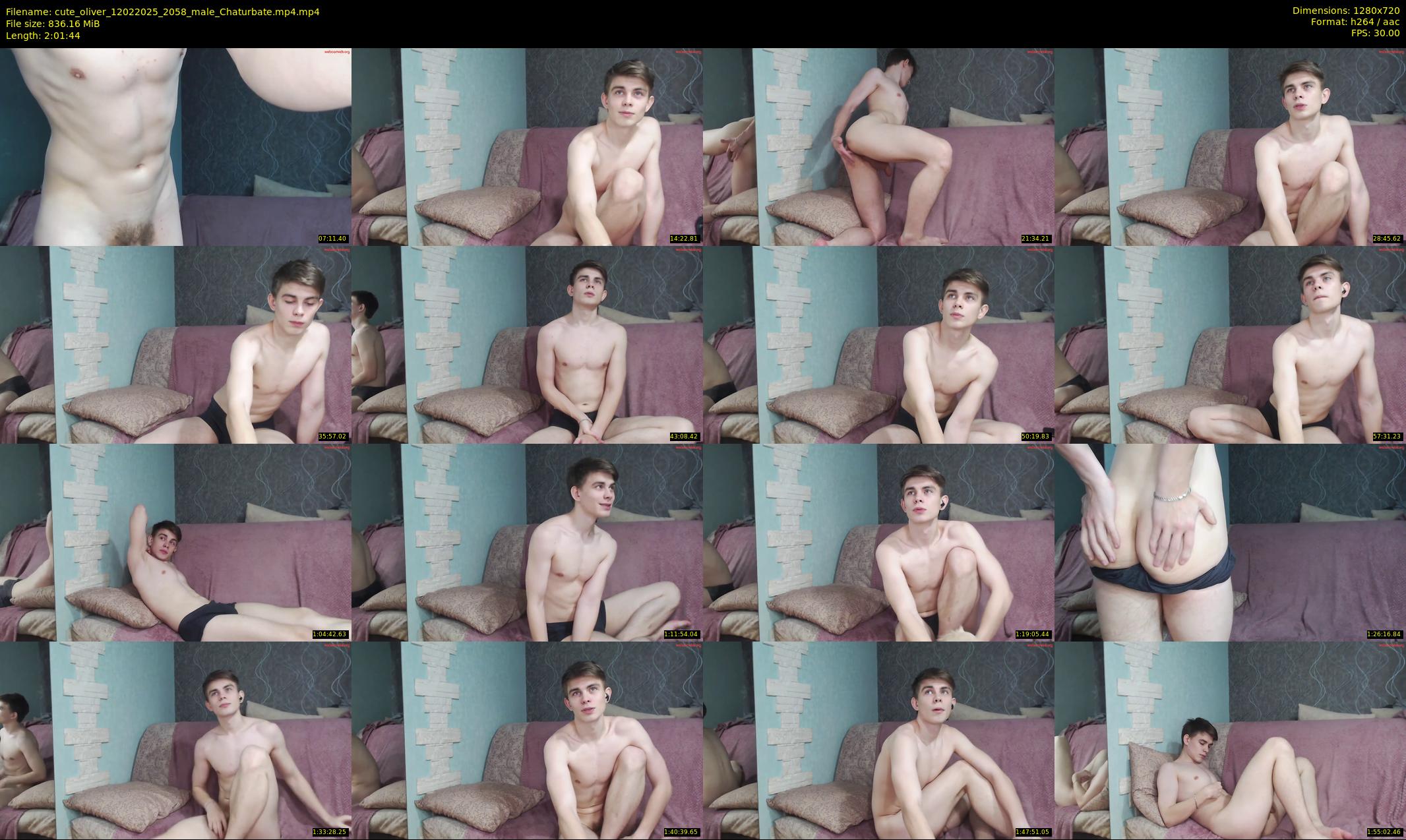 cute_oliver — 122 minute Chaturbate male cam show recording, 720p, Feb 12, 2025