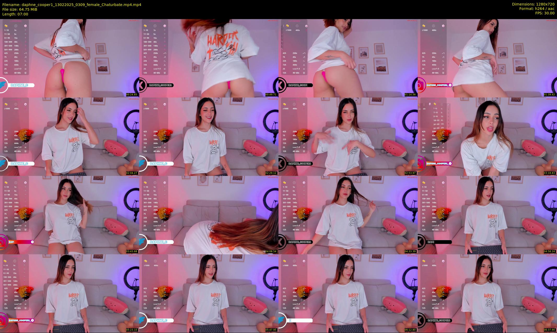 daphne_cooper1 — 7 minute Chaturbate female cam show recording, 720p, Feb 13, 2025