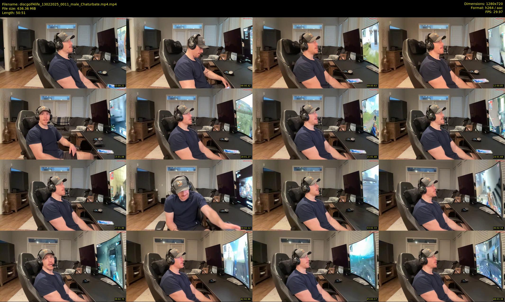 discgolf4life — 51 minute Chaturbate male cam show recording, 720p, Feb 13, 2025