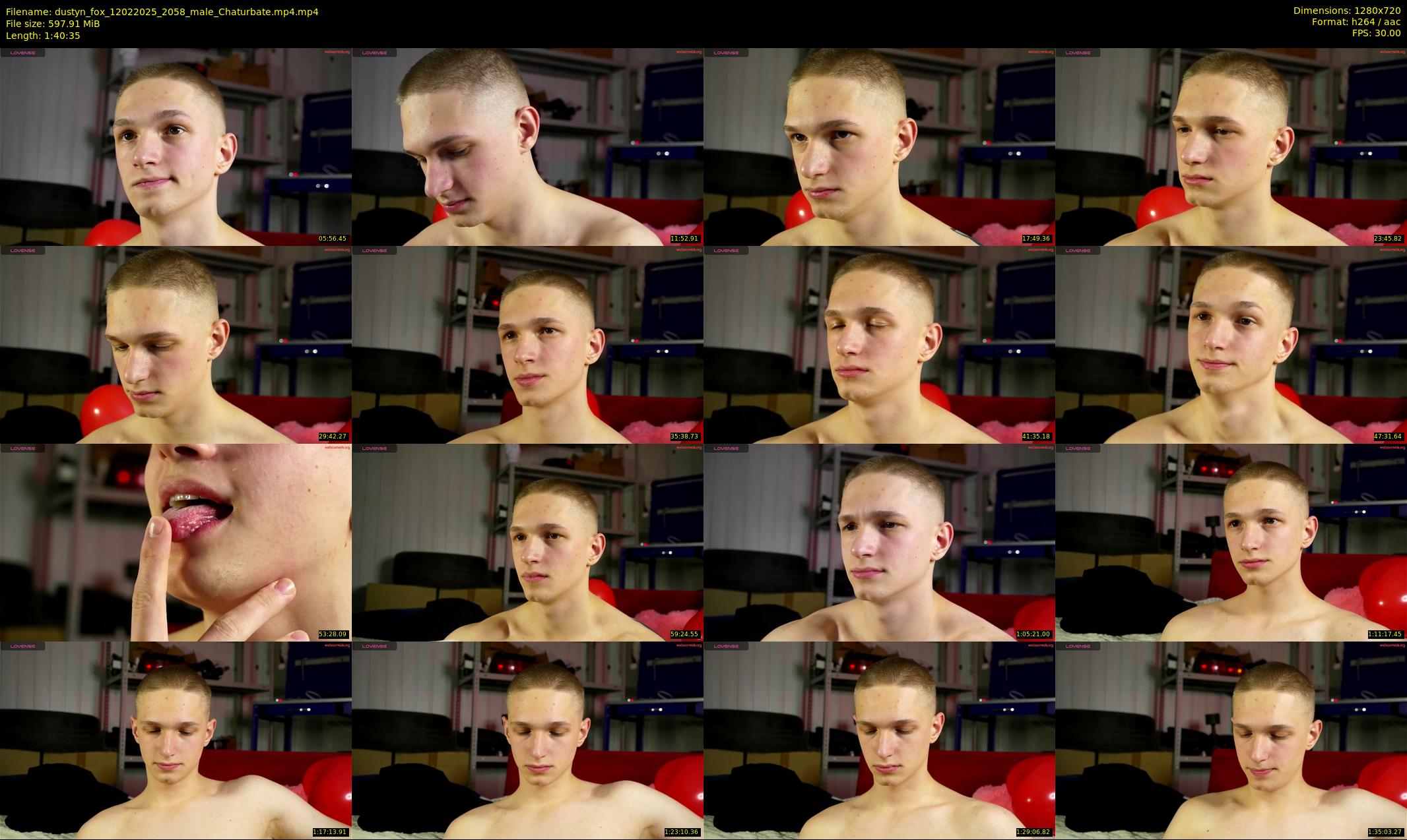 dustyn_fox — 101 minute Chaturbate male cam show recording, 720p, Feb 12, 2025