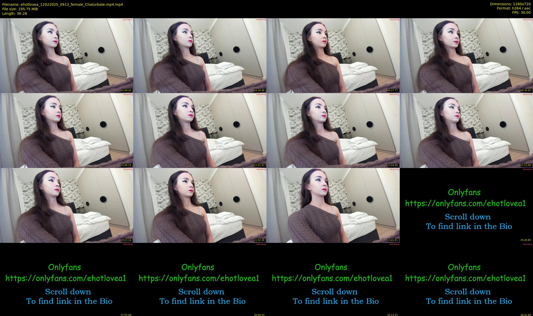 ehotlovea — 37 minute Chaturbate female cam show recording, 720p, Feb 12, 2025