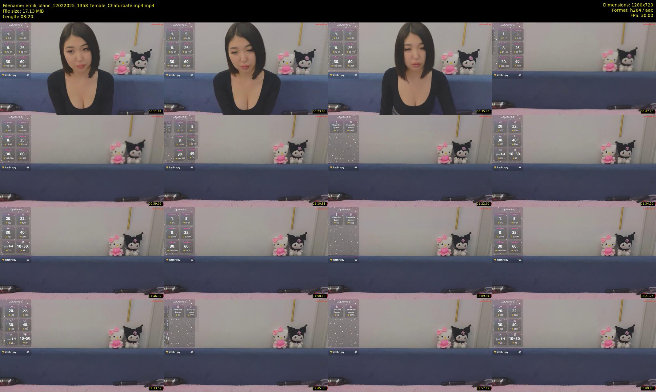 emili_blanc — 4 minute Chaturbate female cam show recording, 720p, Feb 12, 2025