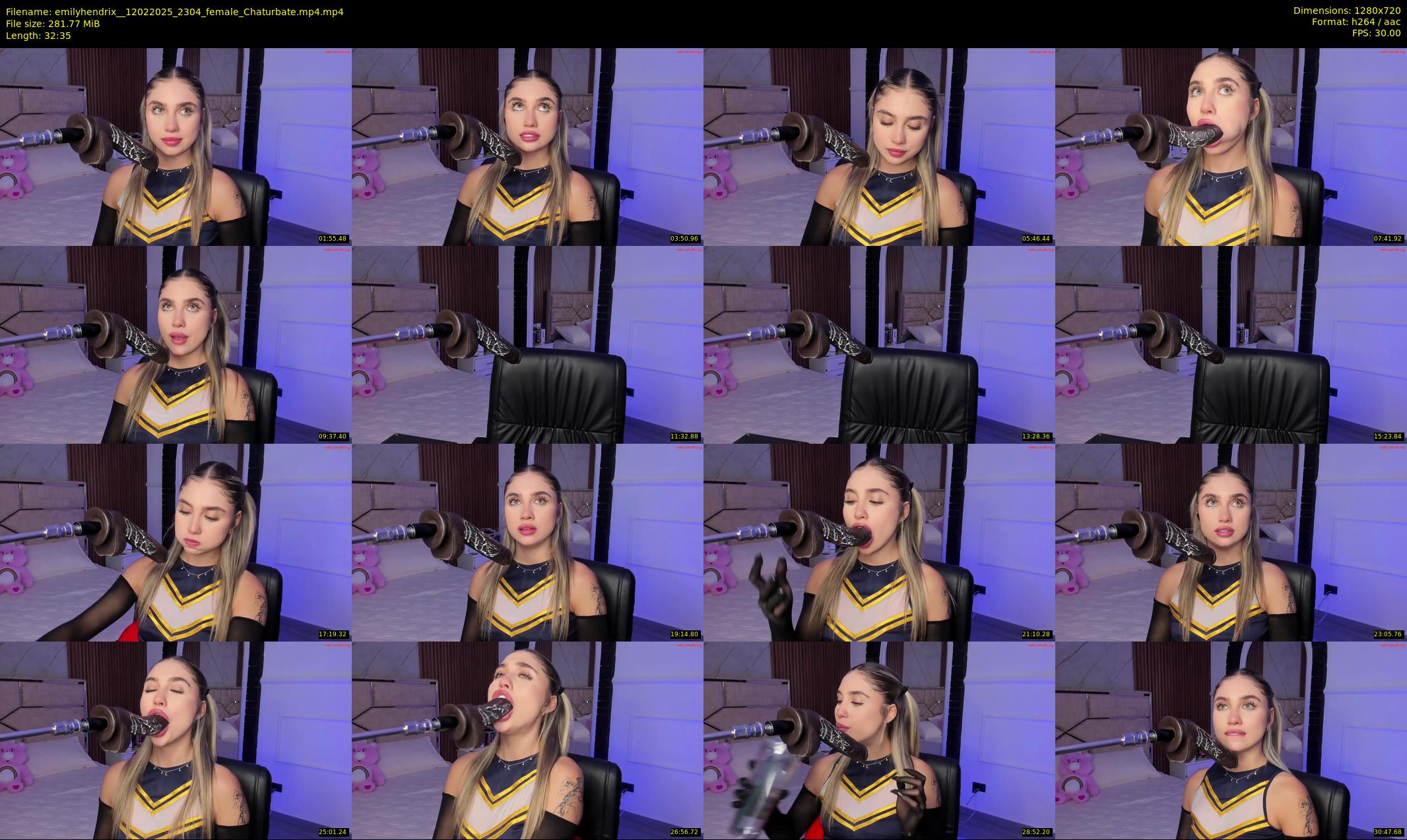 emilyhendrix_ — 33 minute Chaturbate couple cam show recording, 720p, Feb 12, 2025