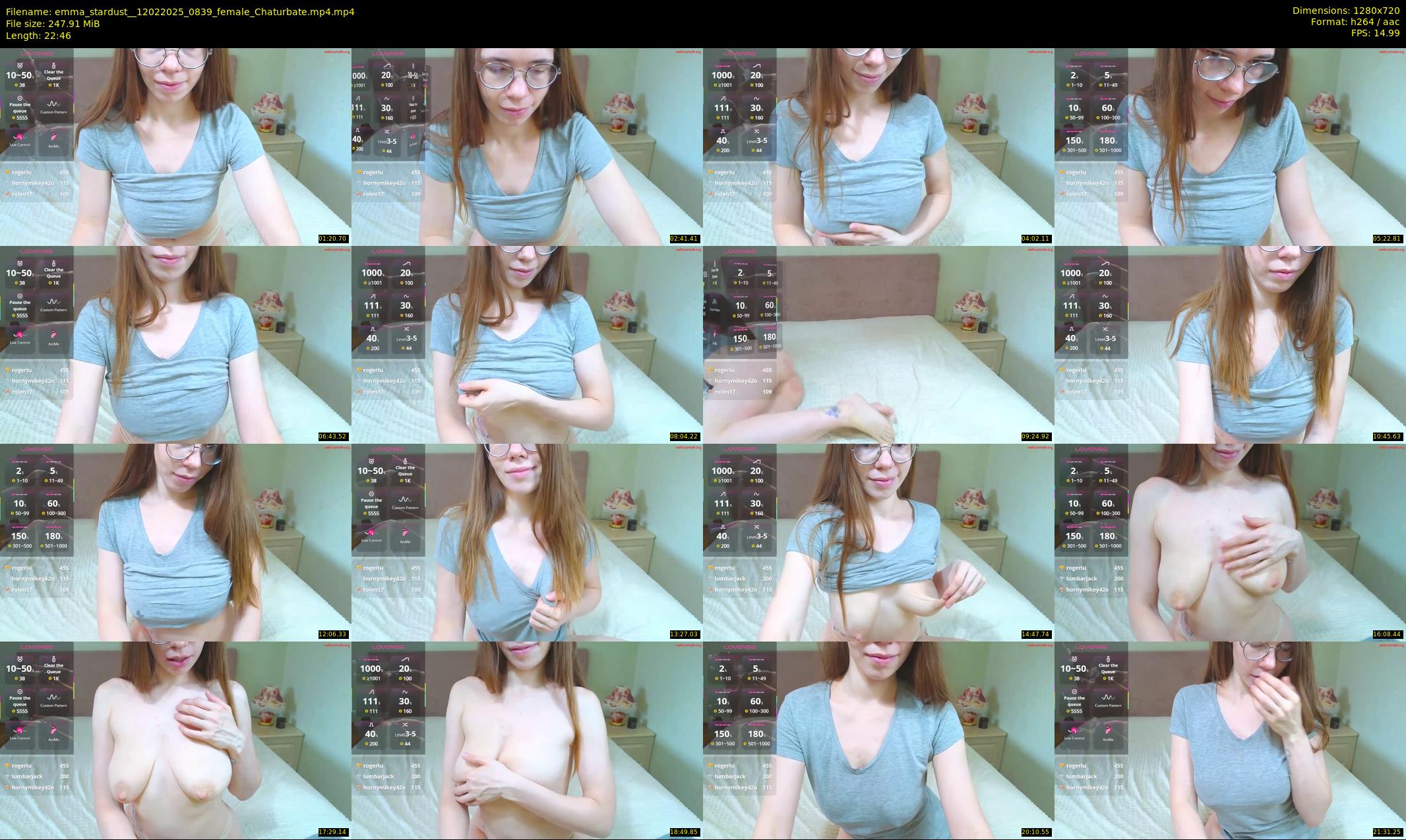 emma_stardust_ — 23 minute Chaturbate female cam show recording, 720p, Feb 12, 2025