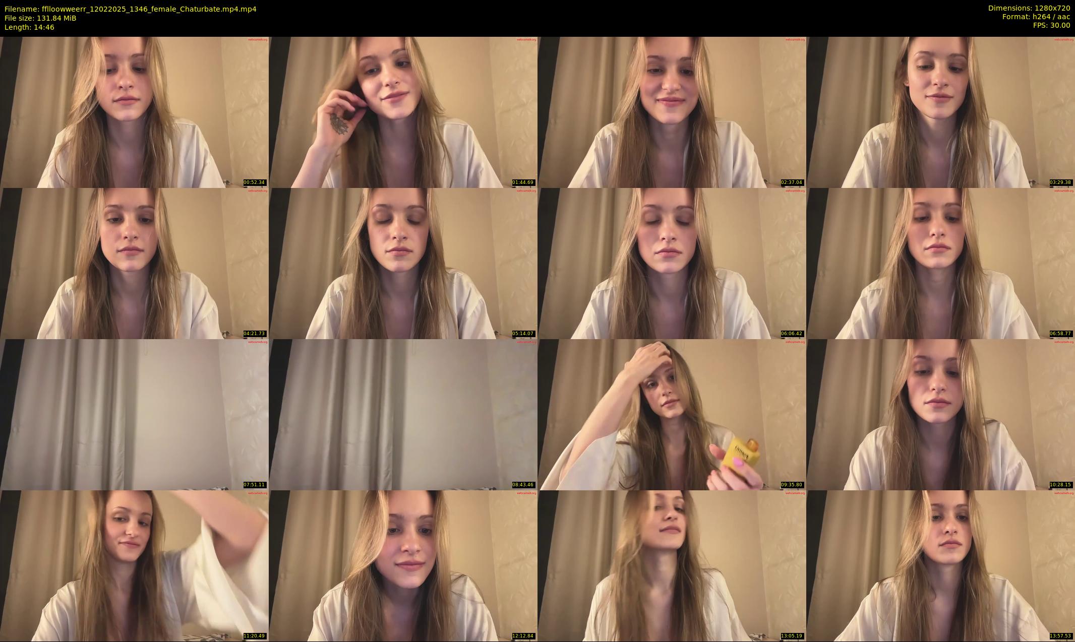 fflloowweerr — 15 minute Chaturbate couple cam show recording, 720p, Feb 12, 2025