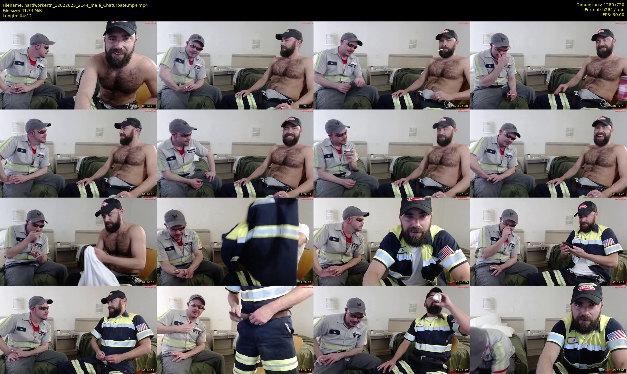 hardworkertn — 5 minute Chaturbate male cam show recording, 720p, Feb 12, 2025