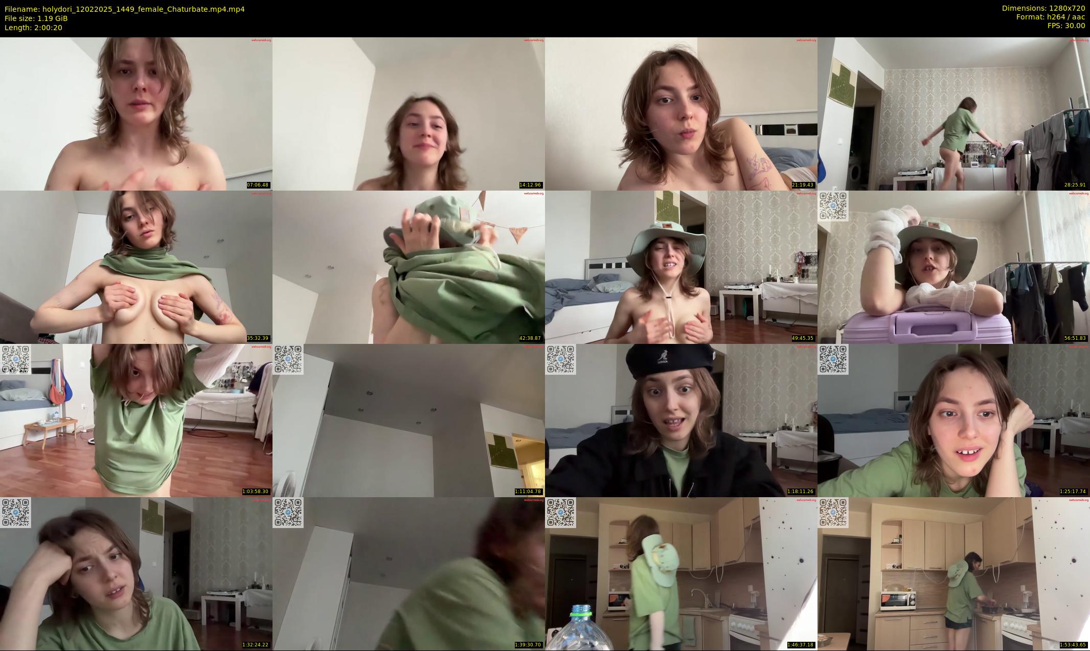 holydori — 121 minute Chaturbate female cam show recording, 720p, Feb 12, 2025