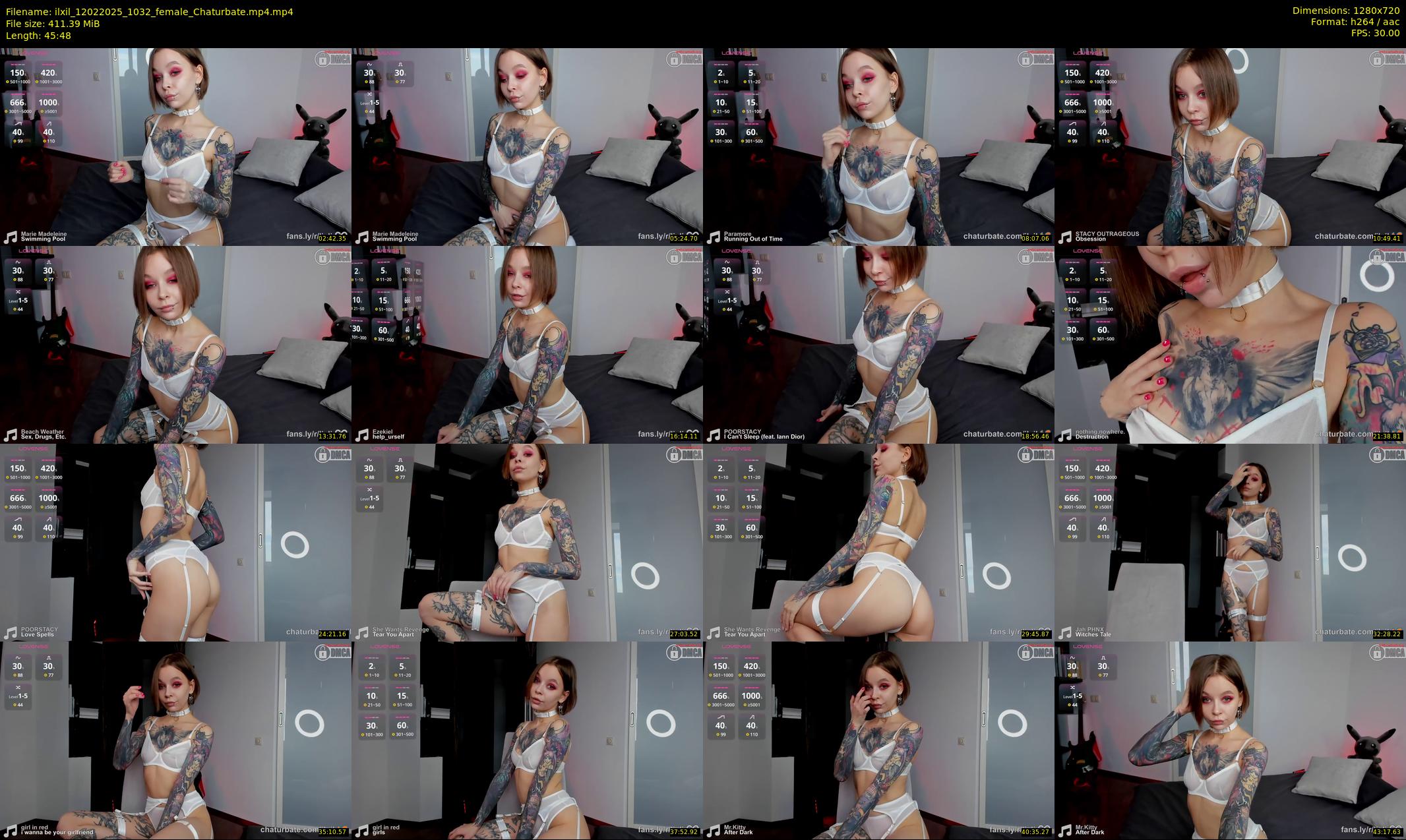 ilxil — 46 minute Chaturbate female cam show recording, 720p, Feb 12, 2025