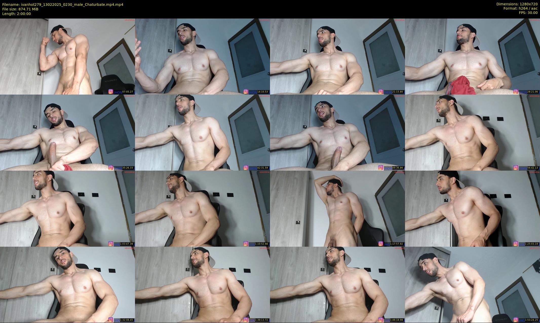 ivanhot279 — 120 minute Chaturbate male cam show recording, 720p, Feb 13, 2025