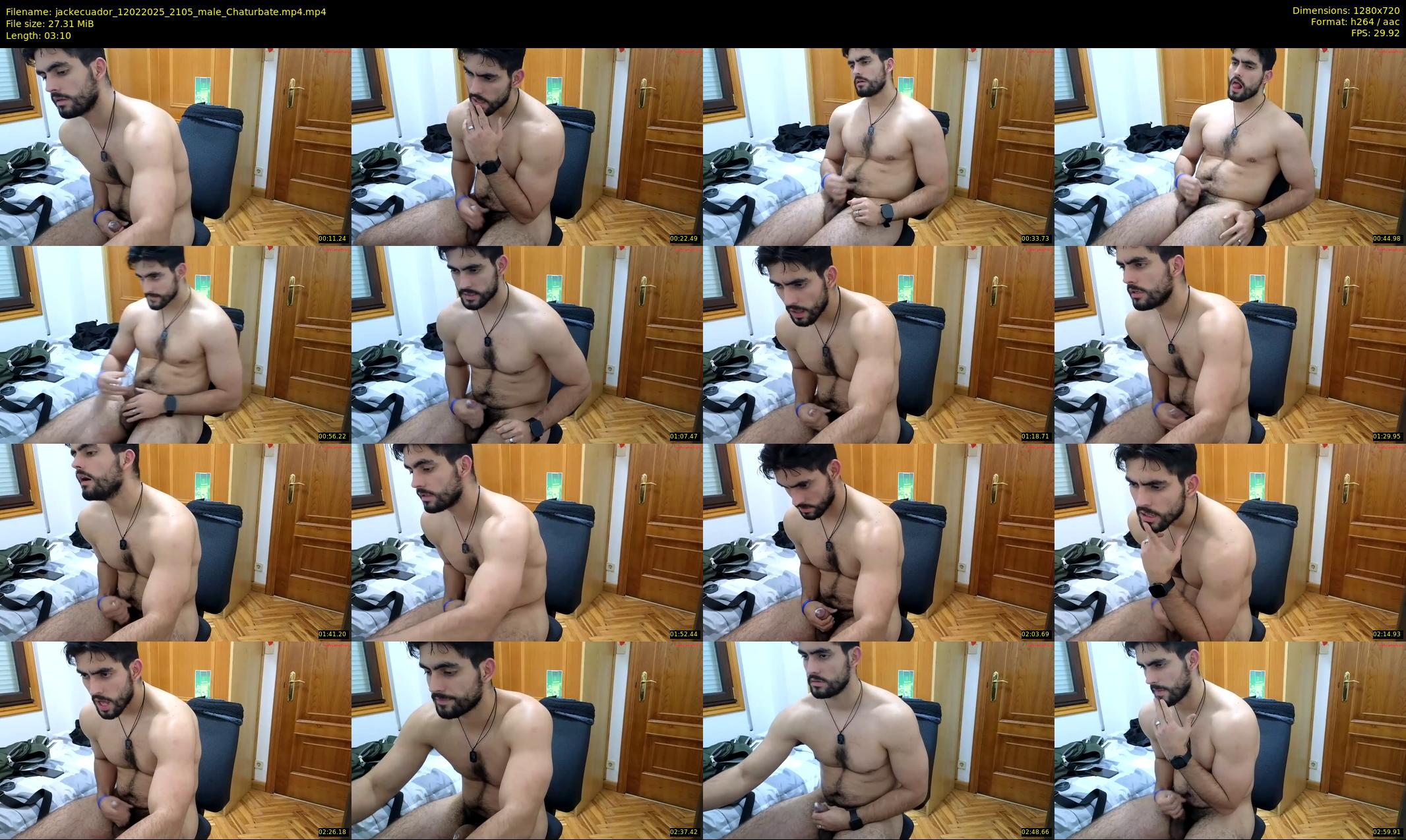 jackecuador — 4 minute Chaturbate male cam show recording, 720p, Feb 12, 2025