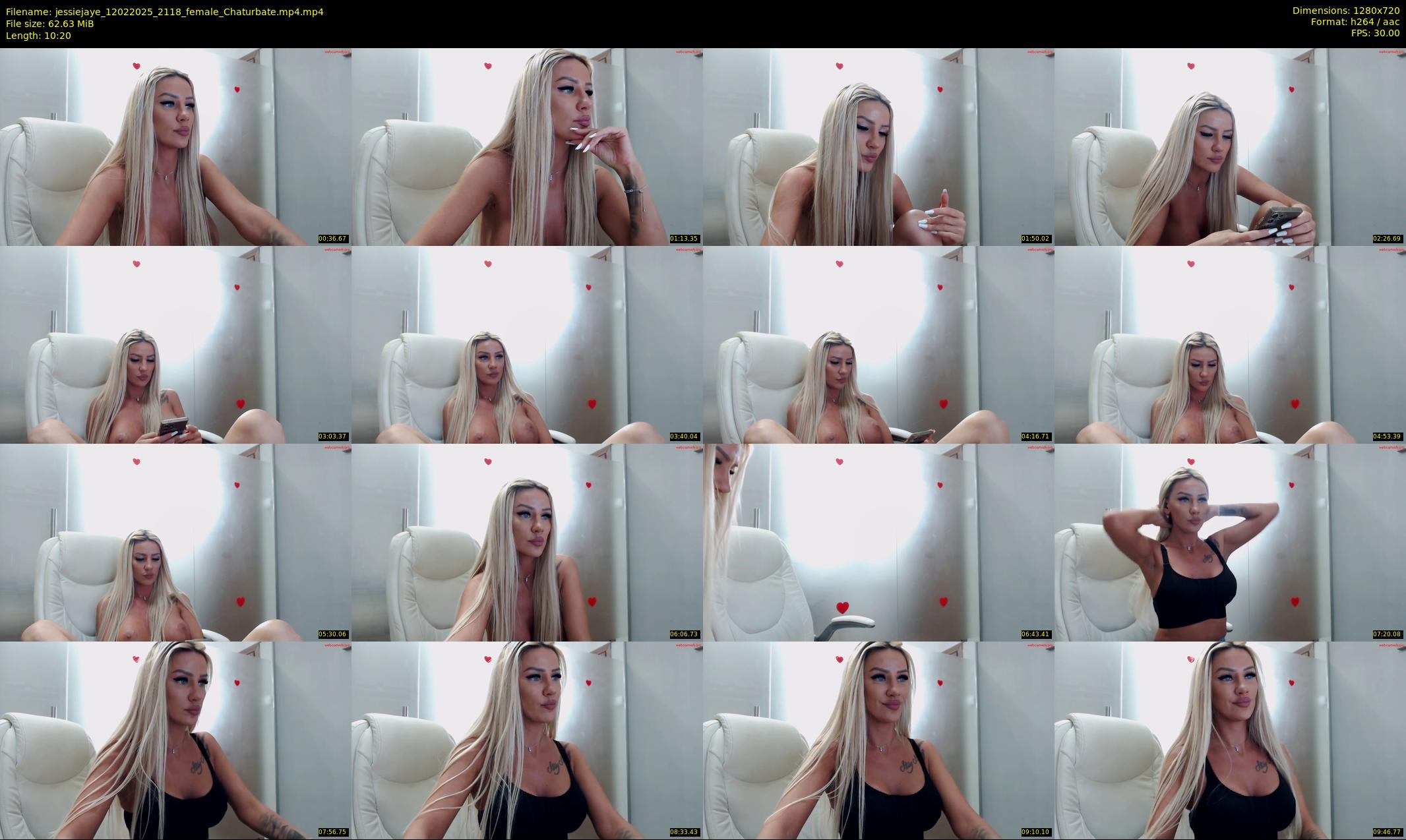 jessiejaye — 11 minute Chaturbate female cam show recording, 720p, Feb 12, 2025