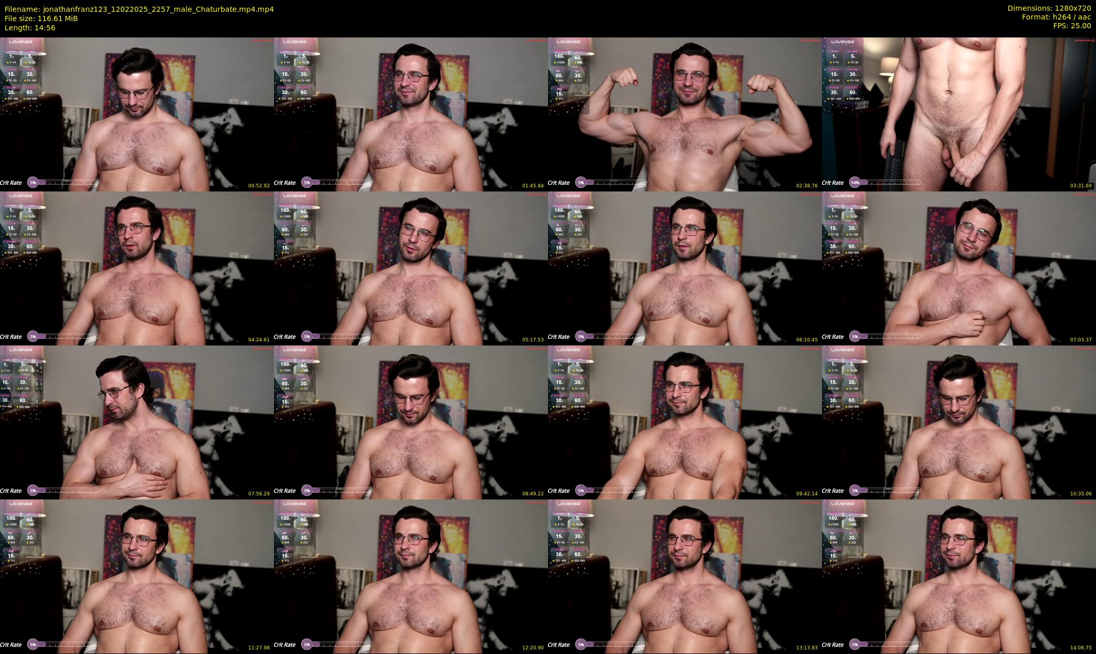 jonathanfranz123 — 15 minute Chaturbate male cam show recording, 720p, Feb 12, 2025