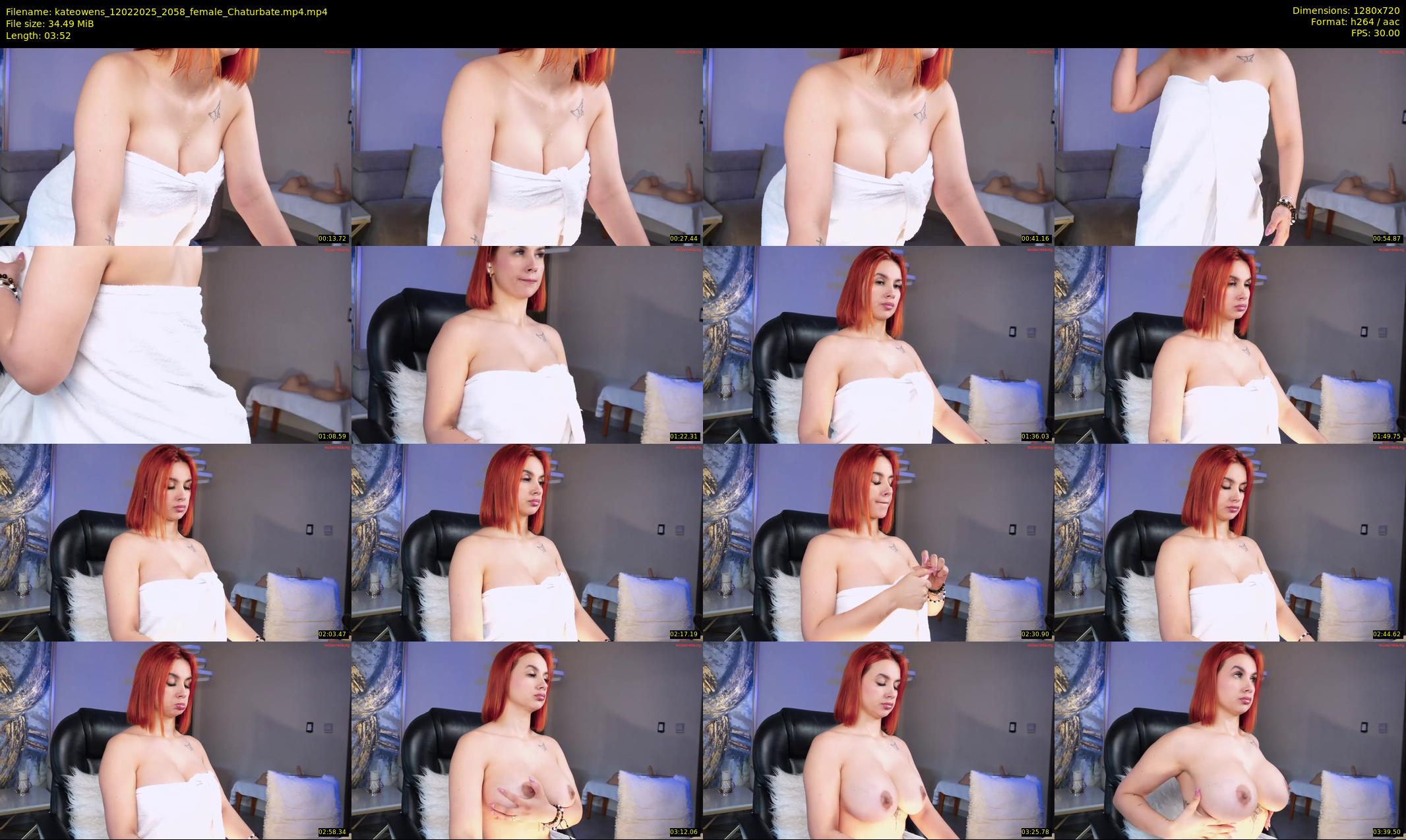 kateowens — 4 minute Chaturbate female cam show recording, 720p, Feb 12, 2025