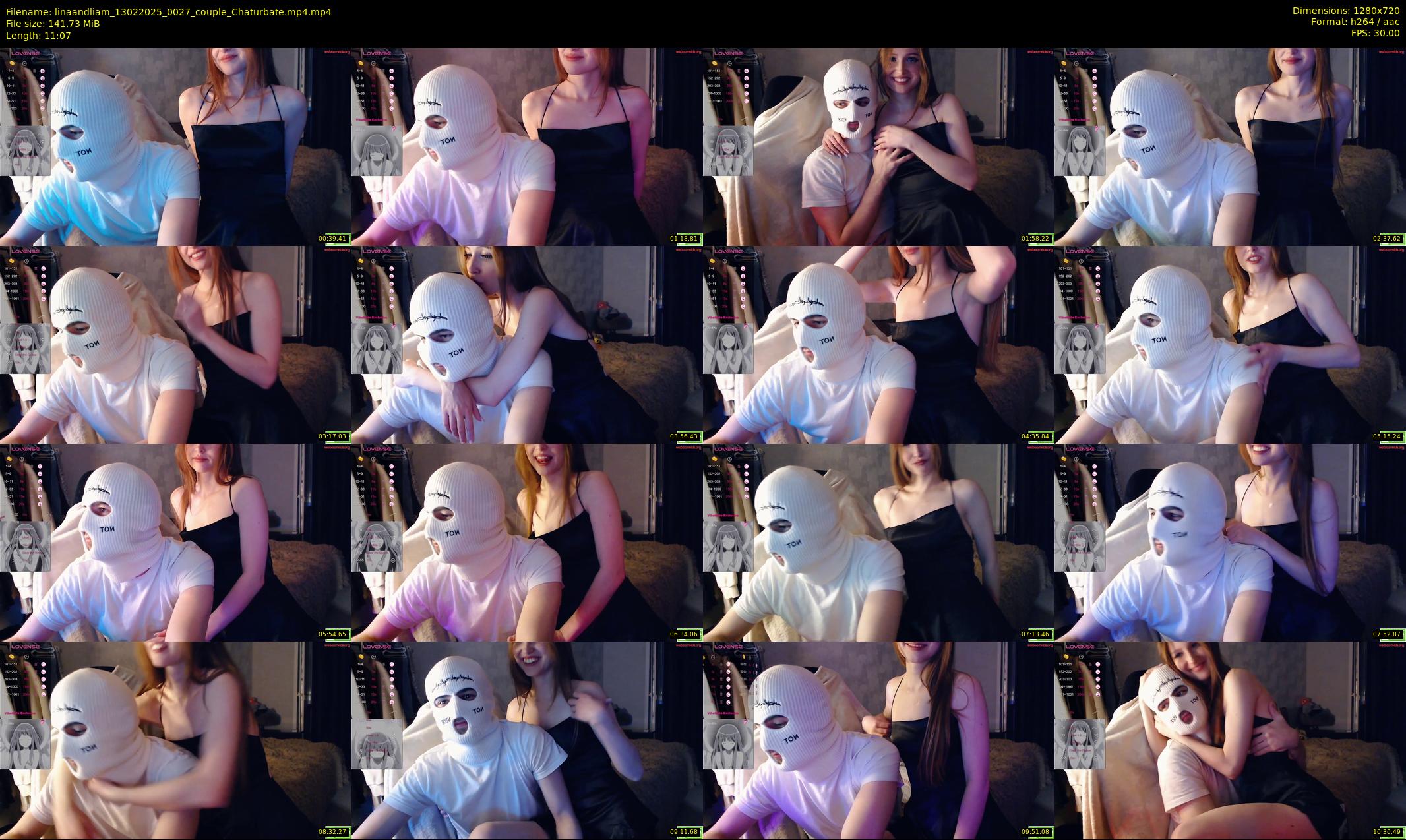 linaandliam — 12 minute Chaturbate couple cam show recording, 720p, Feb 13, 2025