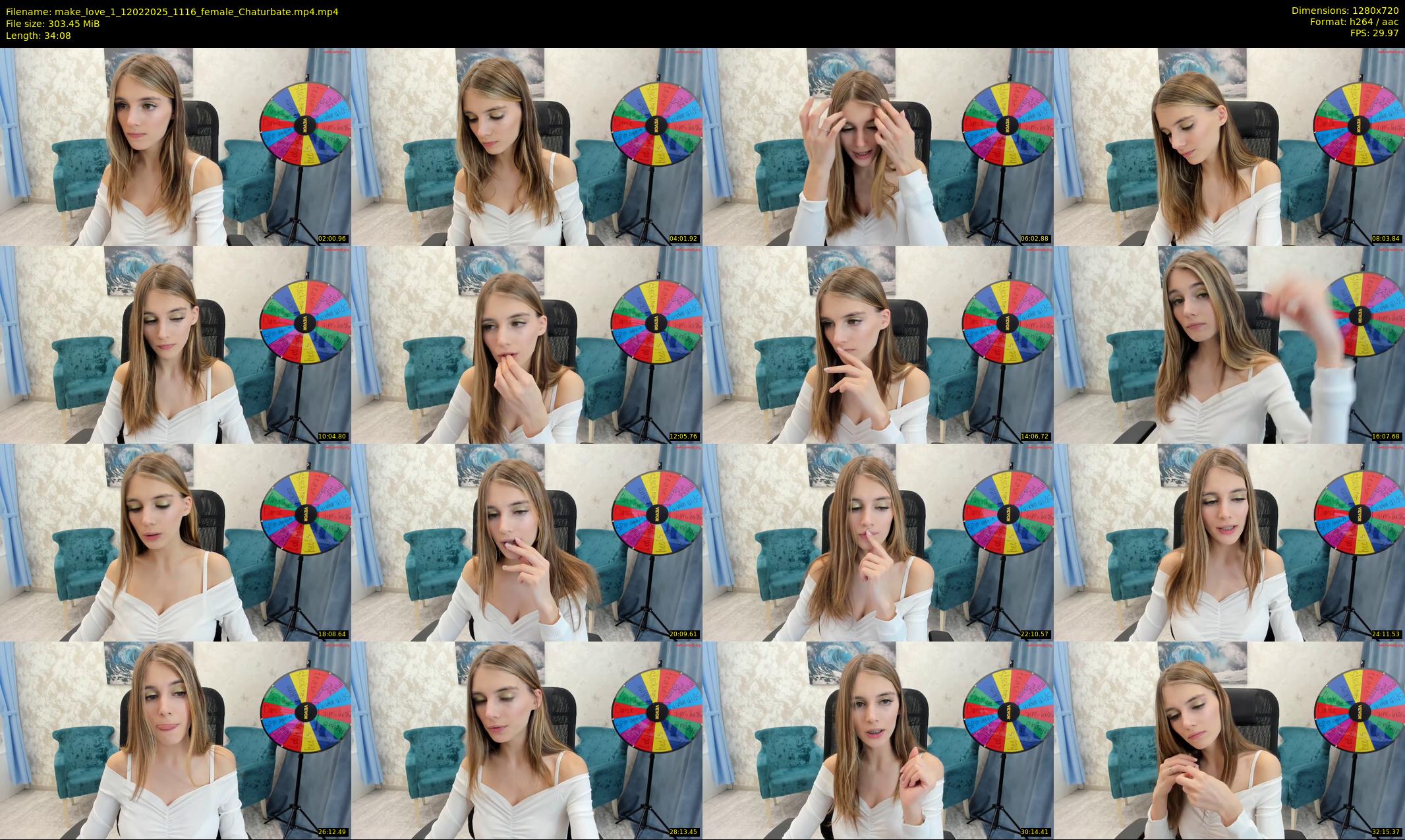 make_love_1 — 35 minute Chaturbate female cam show recording, 720p, Feb 12, 2025