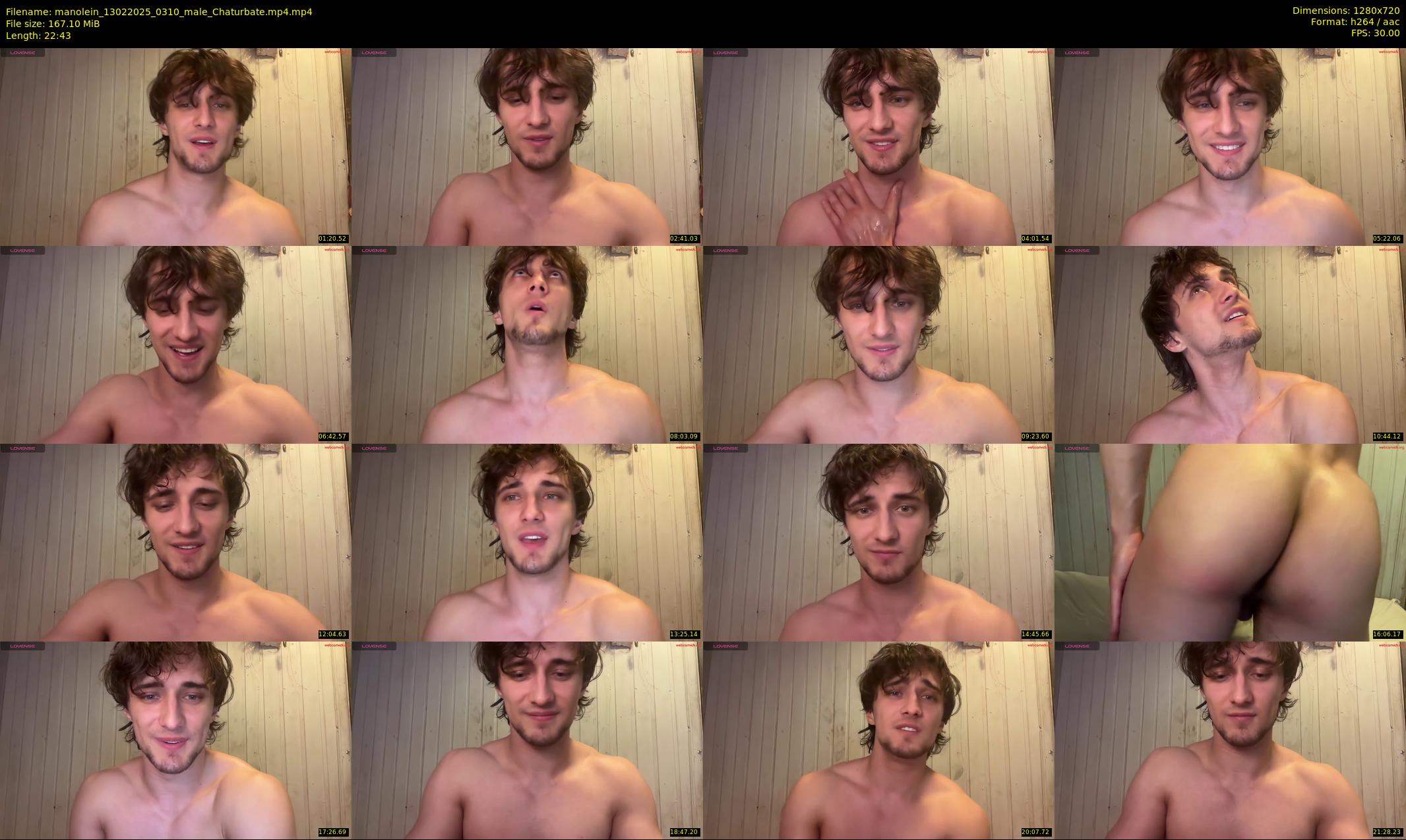 manolein — 23 minute Chaturbate male cam show recording, 720p, Feb 13, 2025