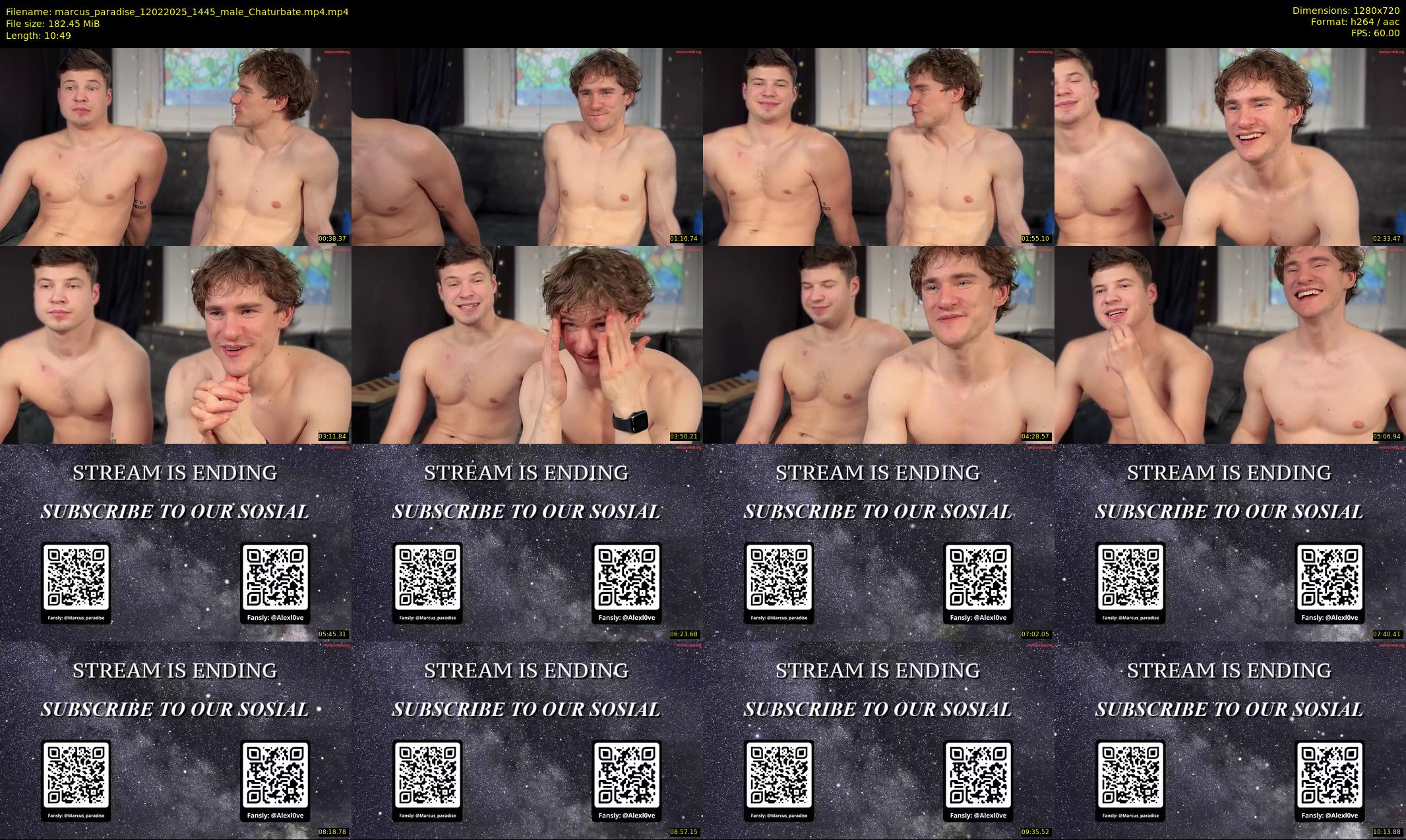 marcus_paradise — 11 minute Chaturbate male cam show recording, 720p, Feb 12, 2025
