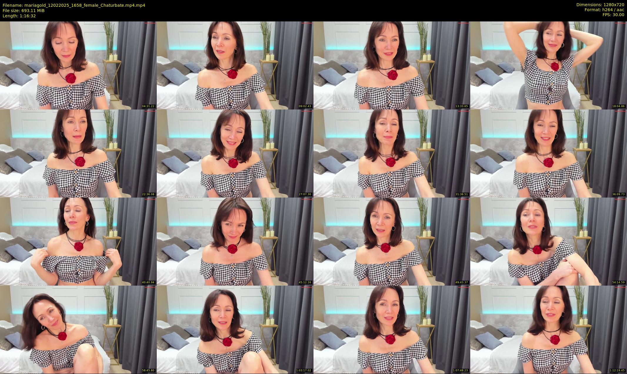 mariagold — 77 minute Chaturbate female cam show recording, 720p, Feb 12, 2025