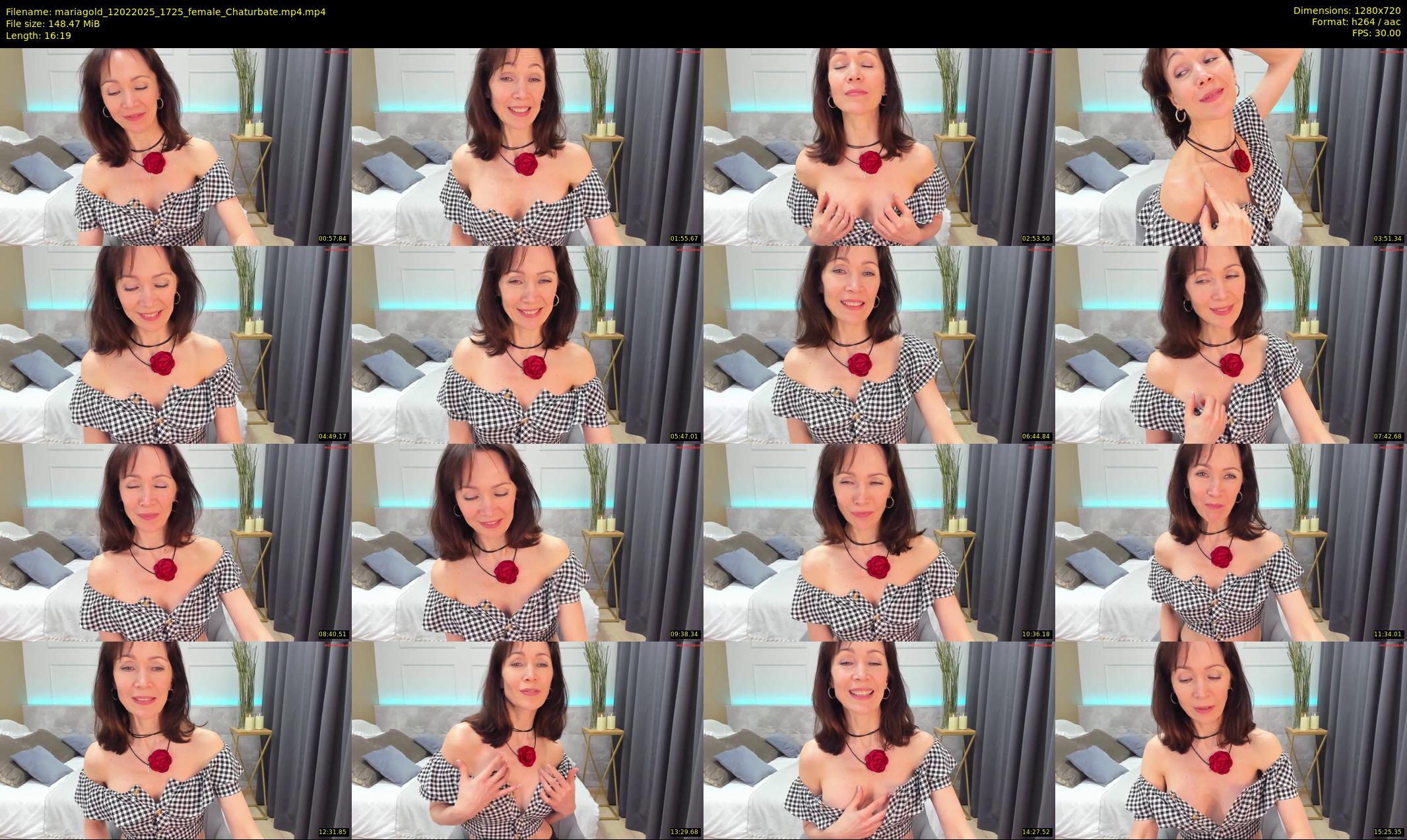 mariagold — 17 minute Chaturbate female cam show recording, 720p, Feb 12, 2025