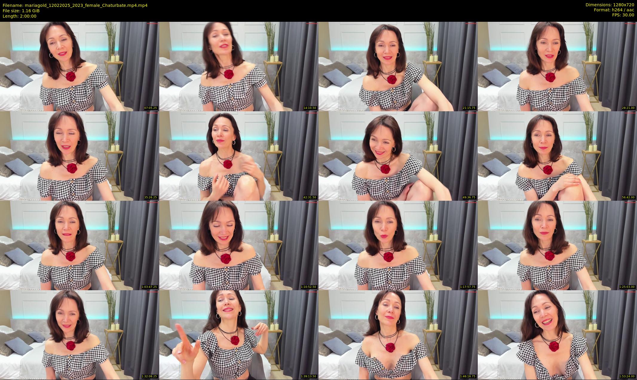 mariagold — 120 minute Chaturbate female cam show recording, 720p, Feb 12, 2025