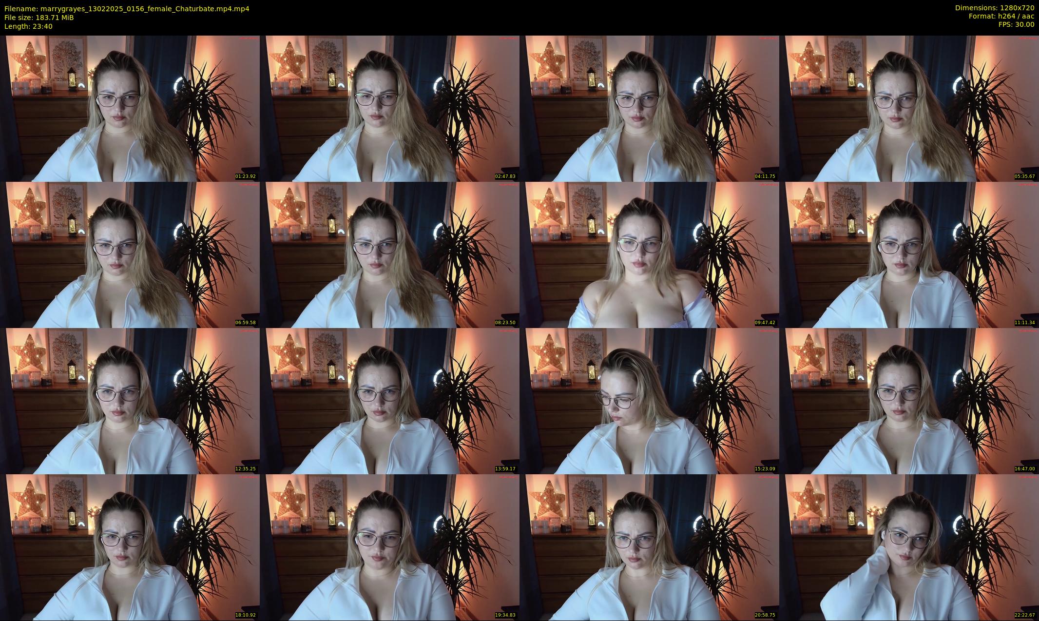 marrygrayes — 24 minute Chaturbate female cam show recording, 720p, Feb 13, 2025