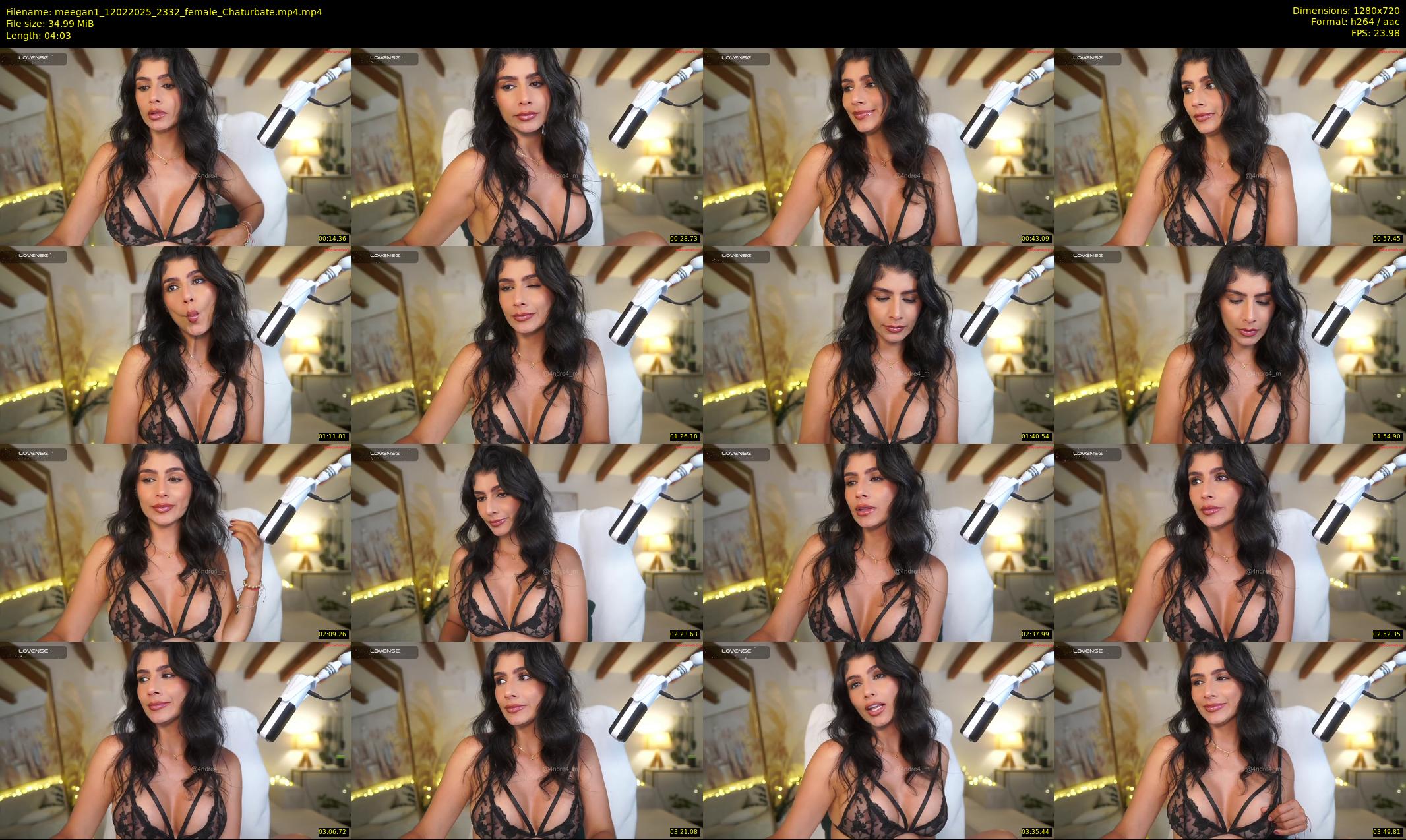 meegan1 — 5 minute Chaturbate female cam show recording, 720p, Feb 12, 2025
