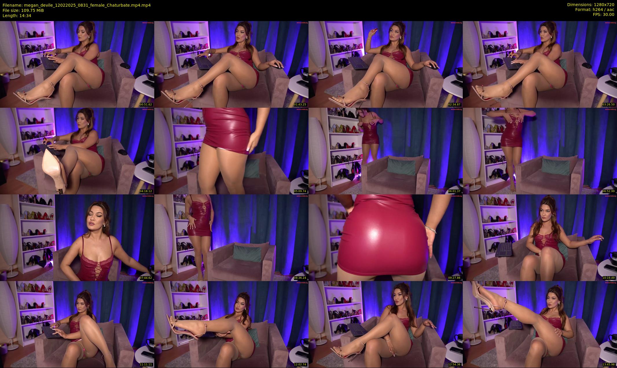 megan_devile — 15 minute Chaturbate female cam show recording, 720p, Feb 12, 2025