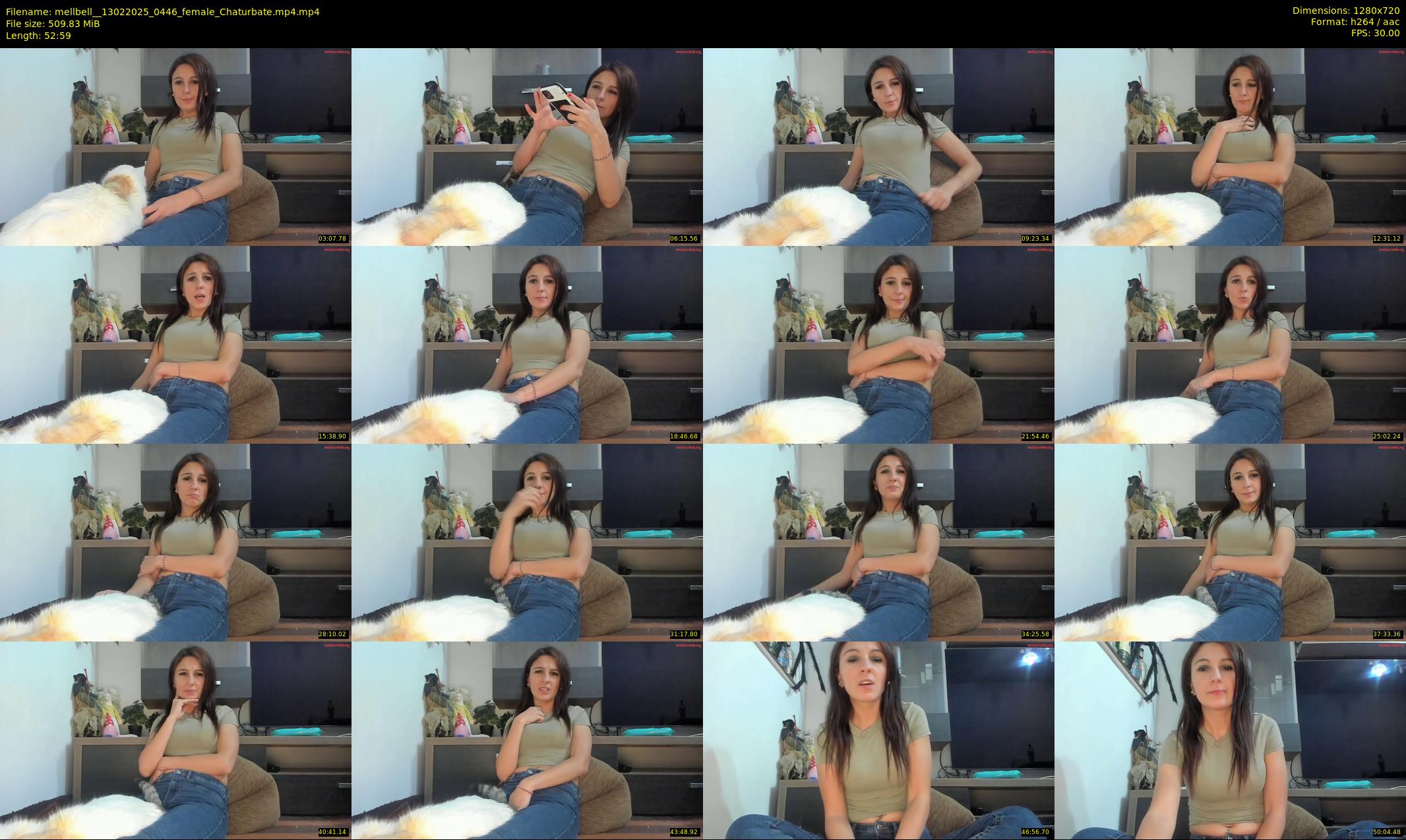 mellbell_ — 53 minute Chaturbate female cam show recording, 720p, Feb 13, 2025