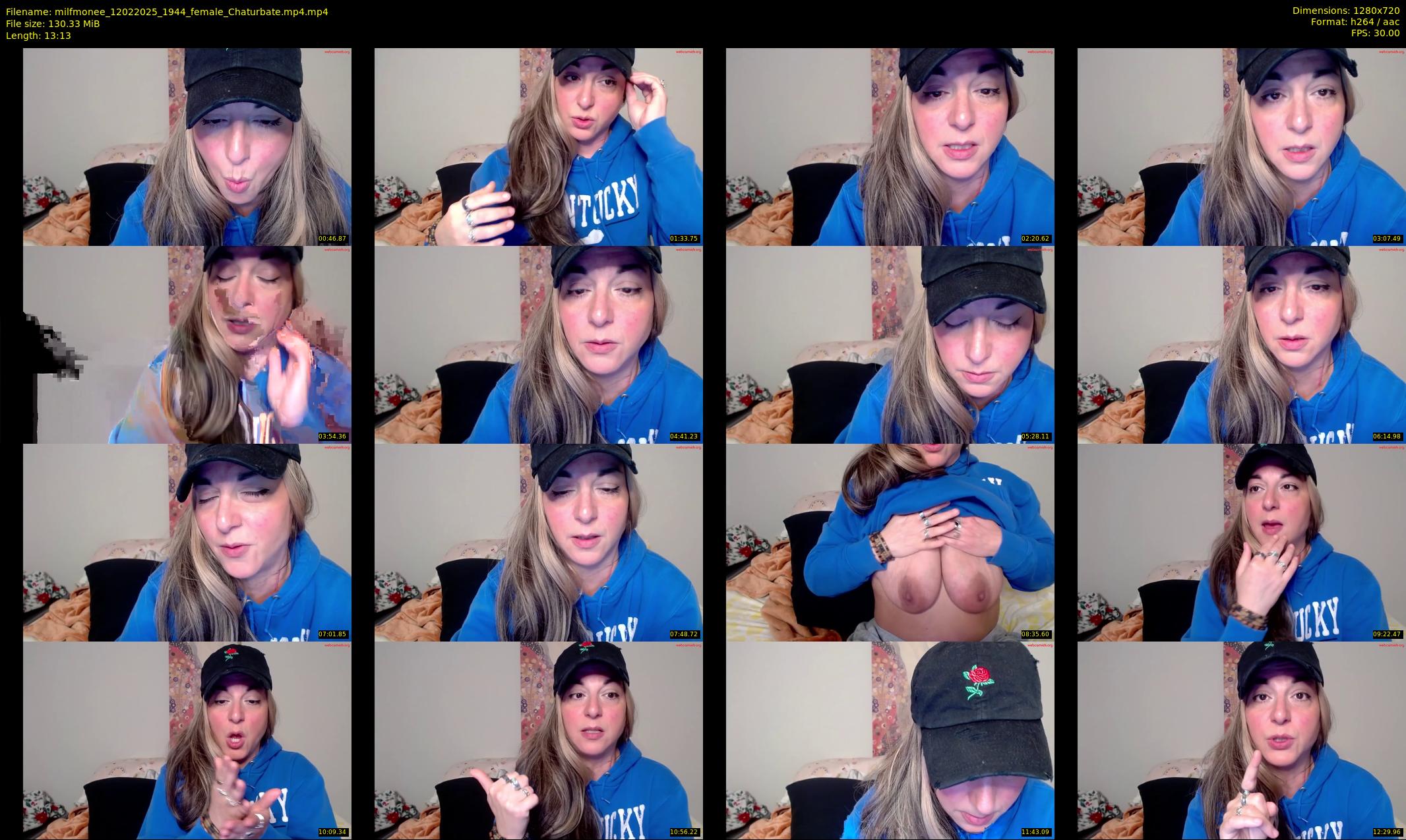 milfmonee — 14 minute Chaturbate female cam show recording, 720p, Feb 12, 2025
