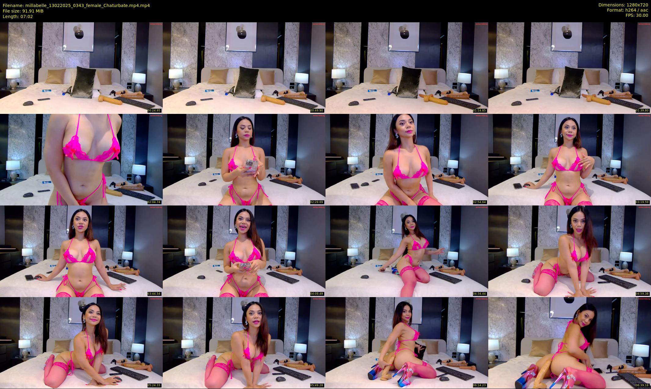 millabelle — 8 minute Chaturbate female cam show recording, 720p, Feb 13, 2025